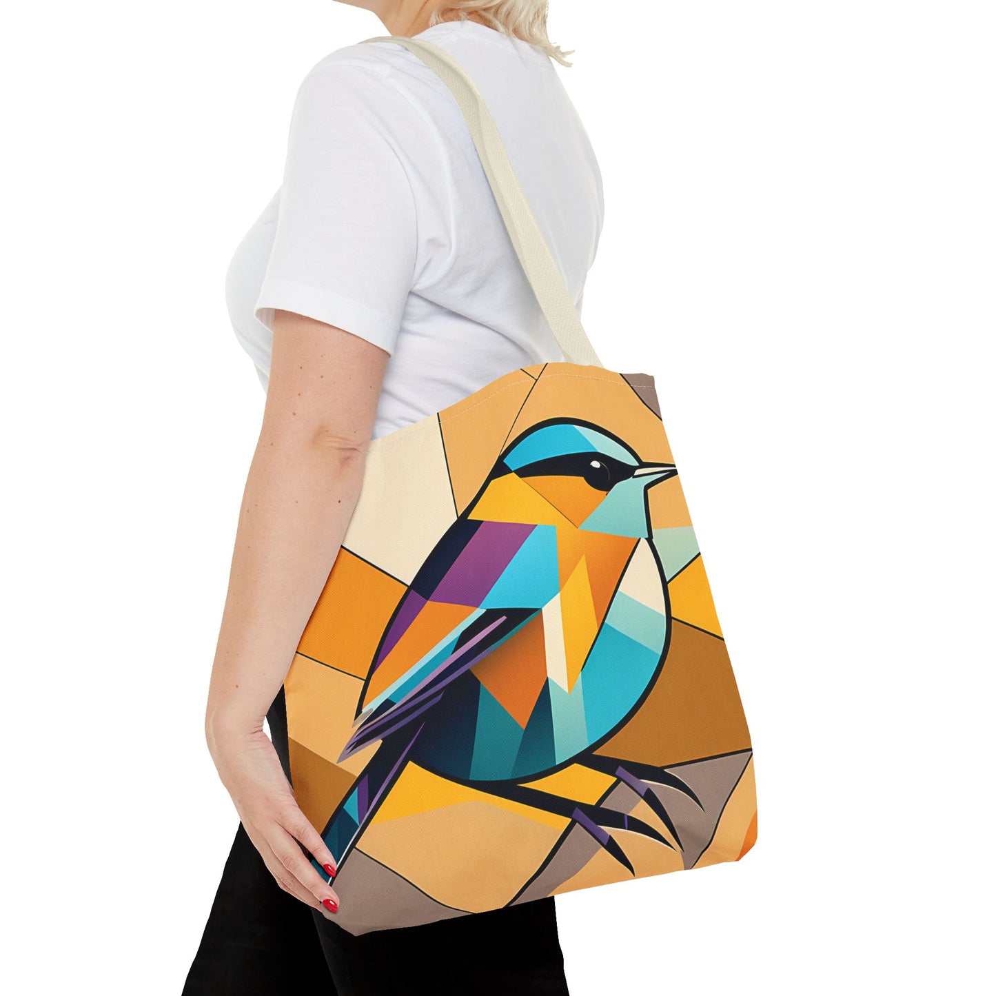 Geometric Wren Tote Bag