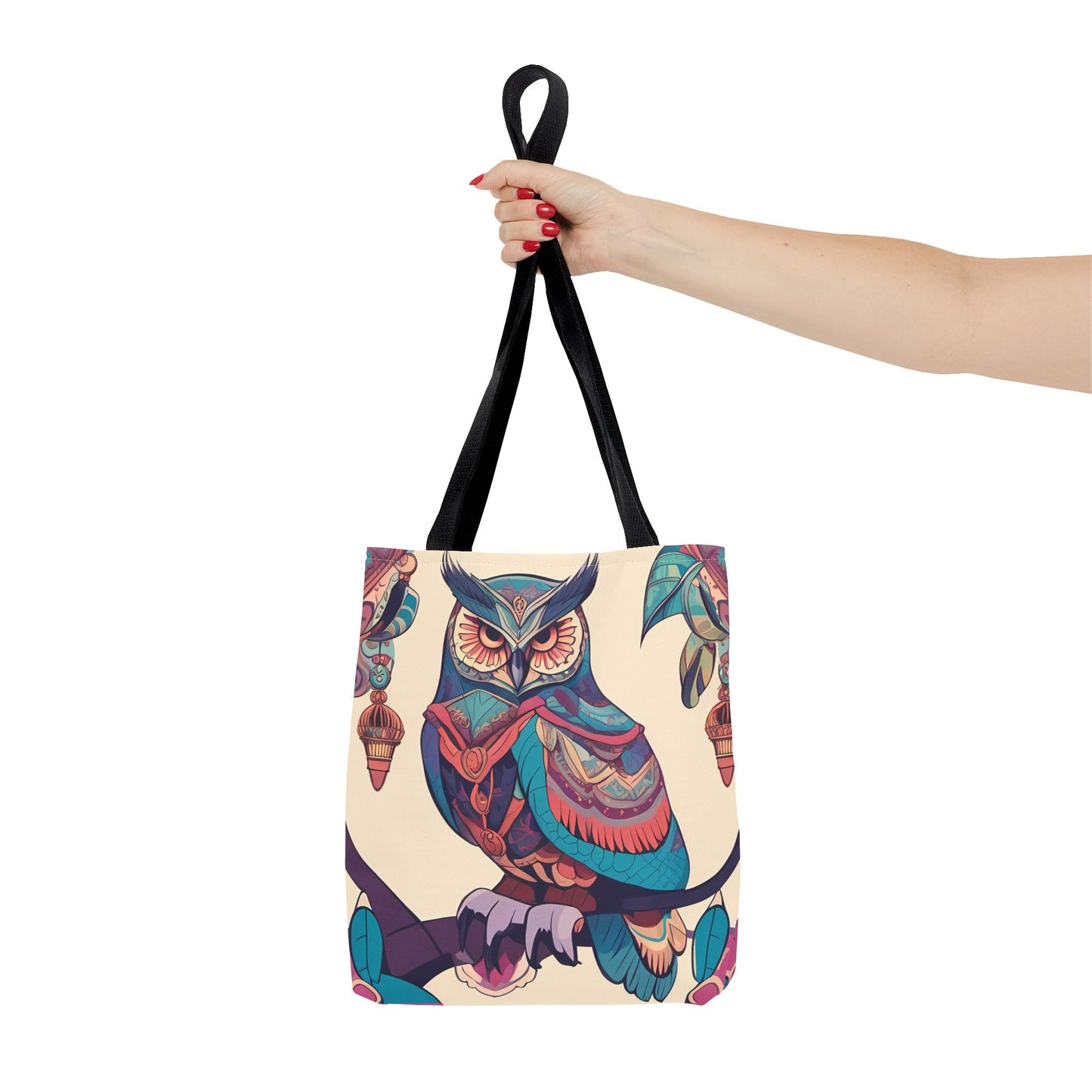 Bohemian Owl Tote Bag