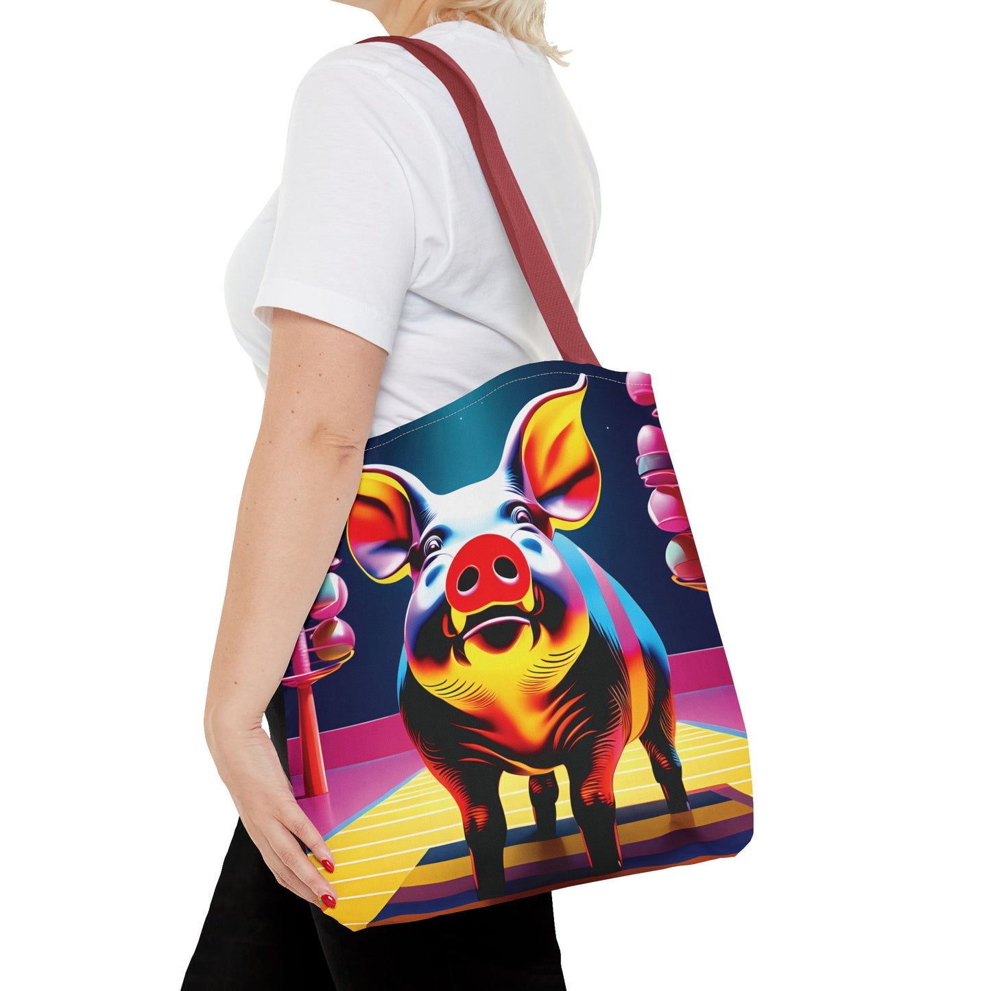 Pop Art Piggy Tote Bag