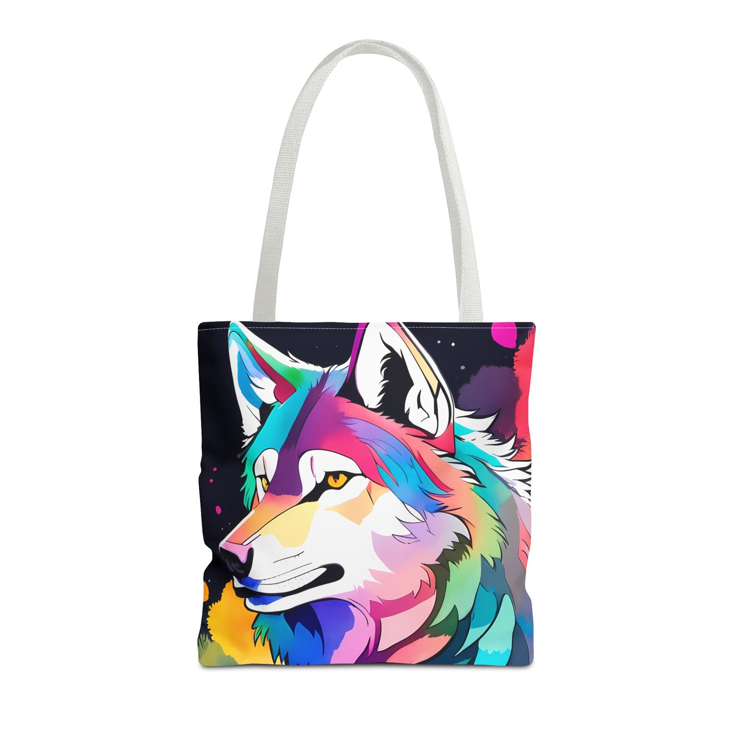 Cosmic Wolf Tote Bag