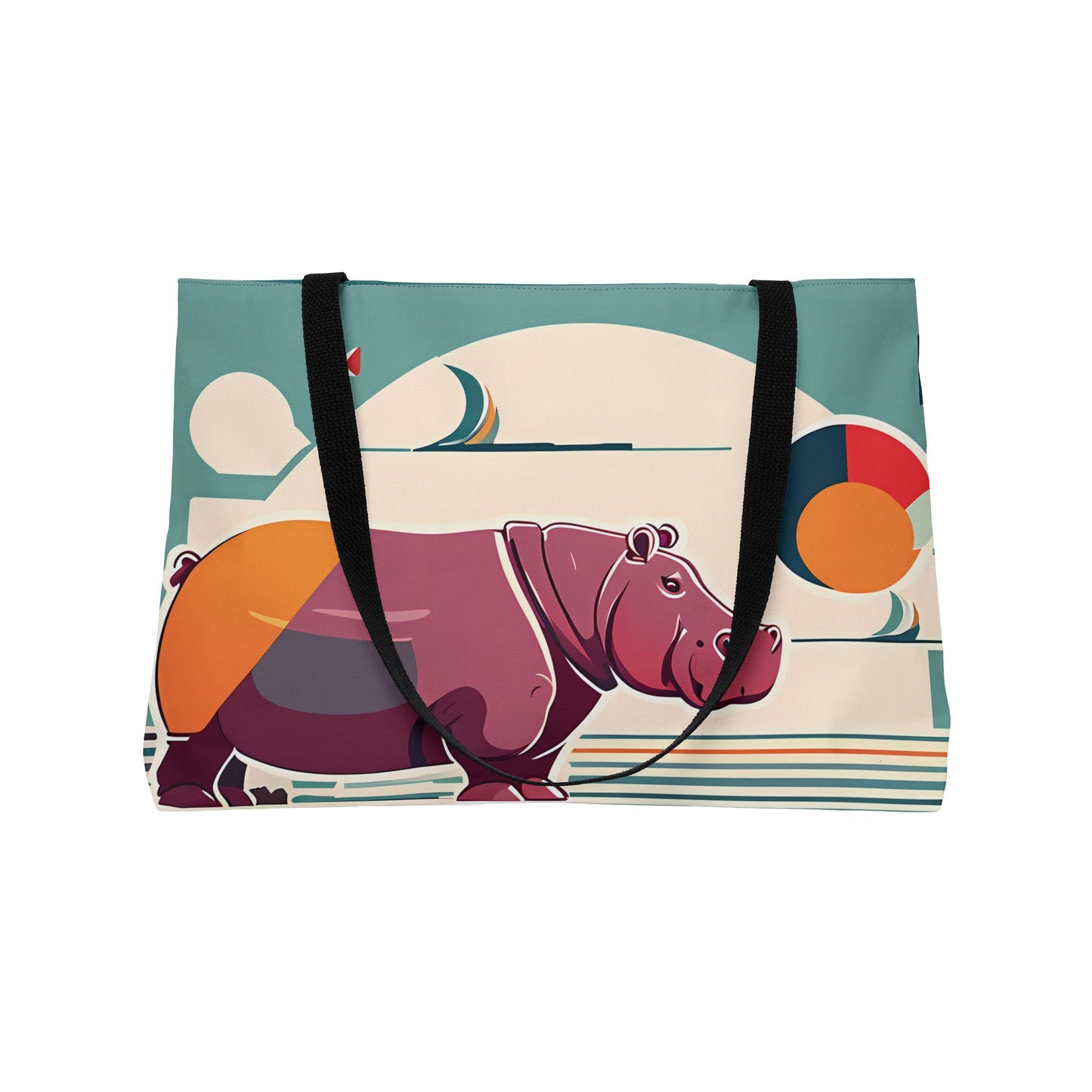 Abstract Hippo Tote Bag