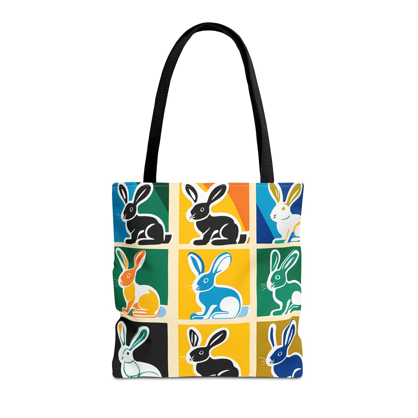 Rabbit Patchwork Tote Bag