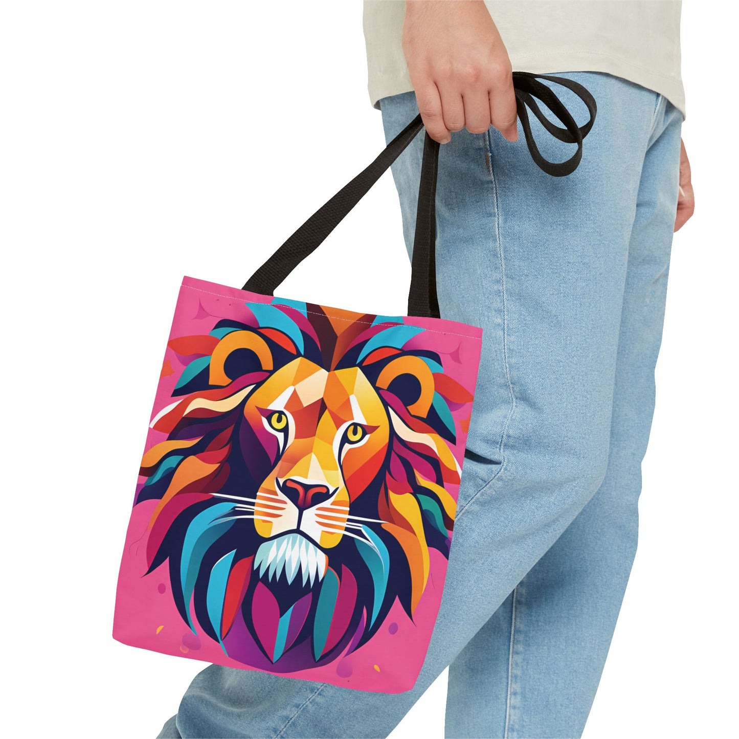 Artistic Lion Tote Bag