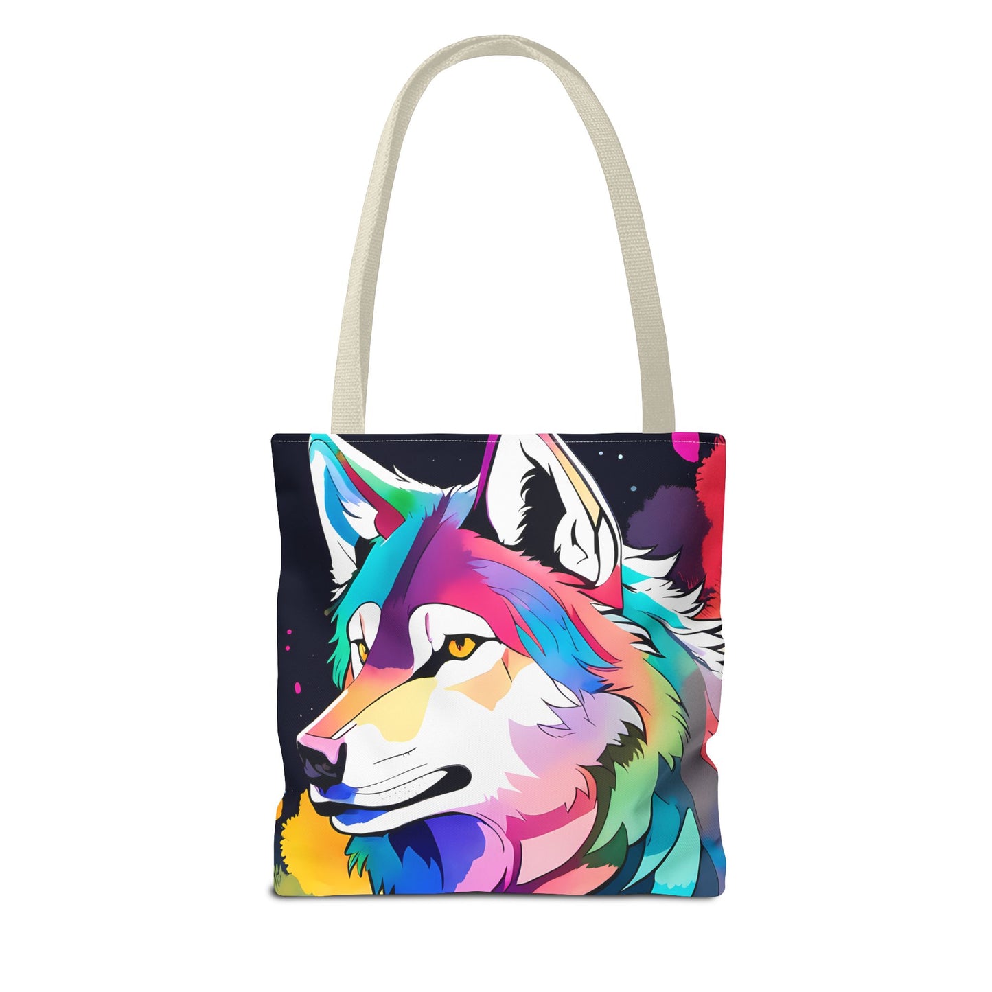 Cosmic Wolf Tote Bag