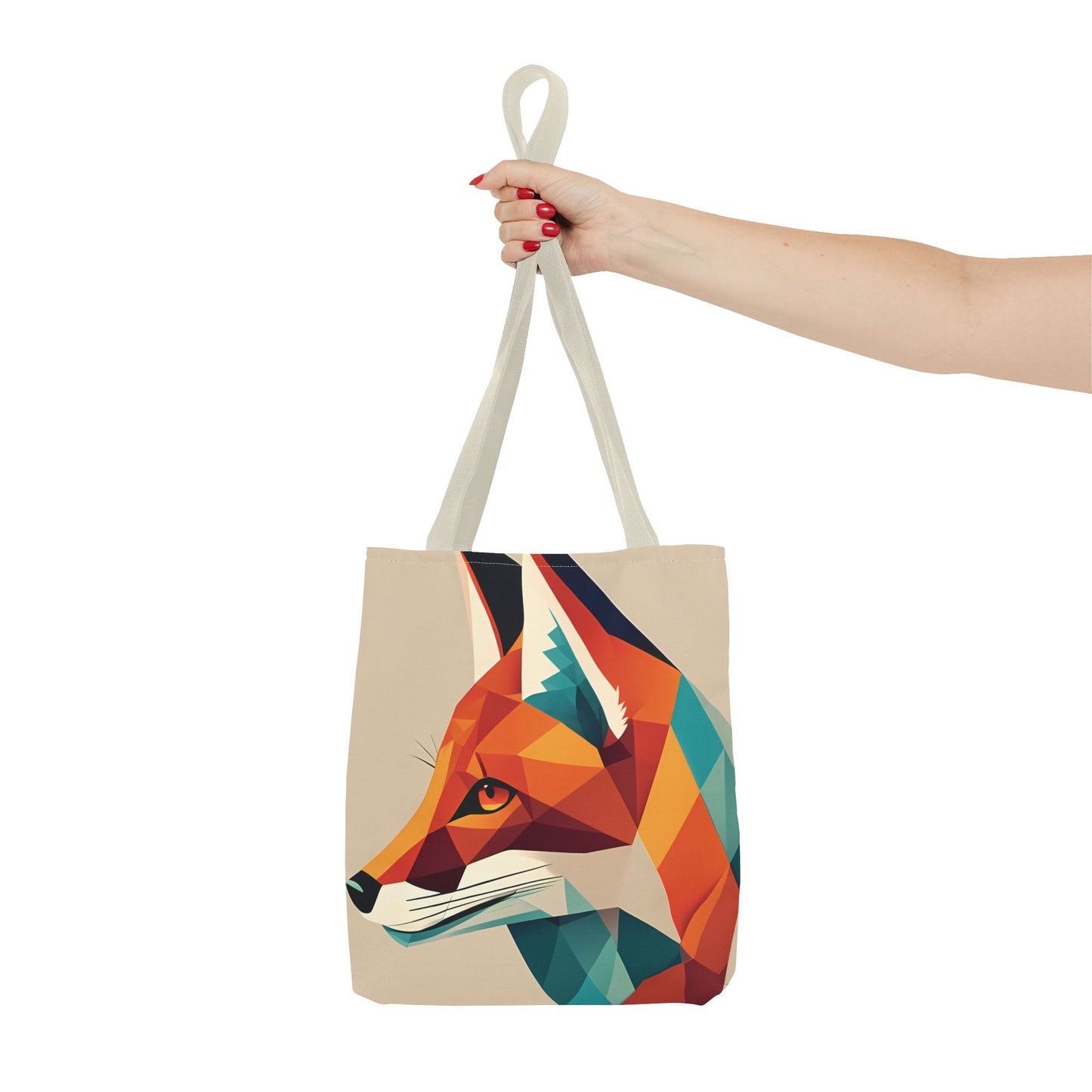 Geometric Fox Tote Bag