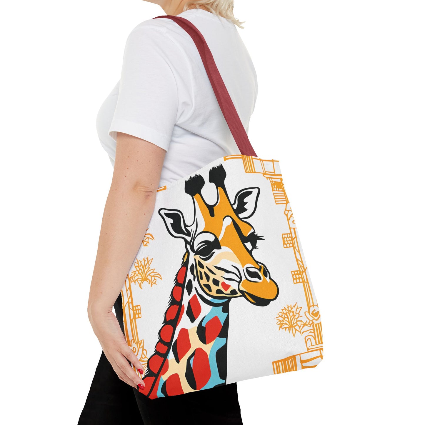 Bamboo Giraffe Tote Bag