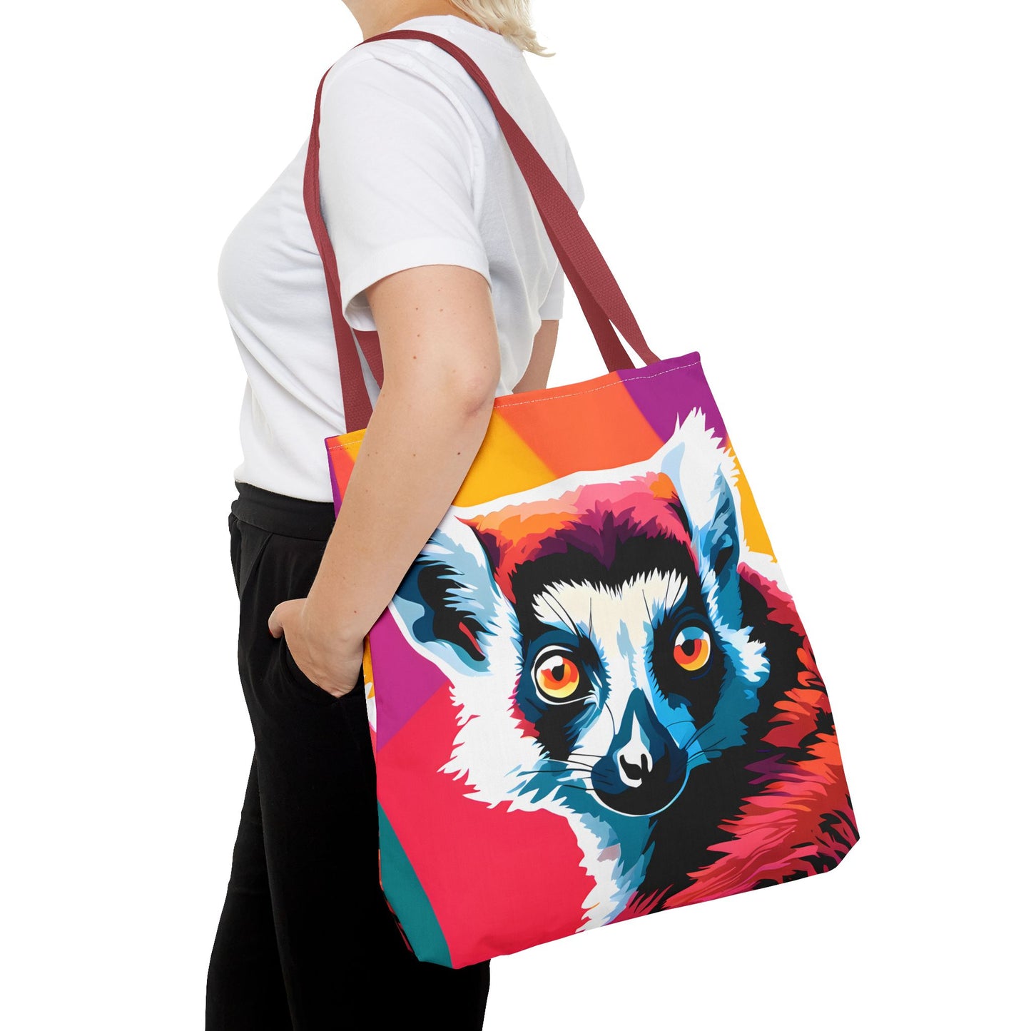 Vivid Lemur Tote Bag