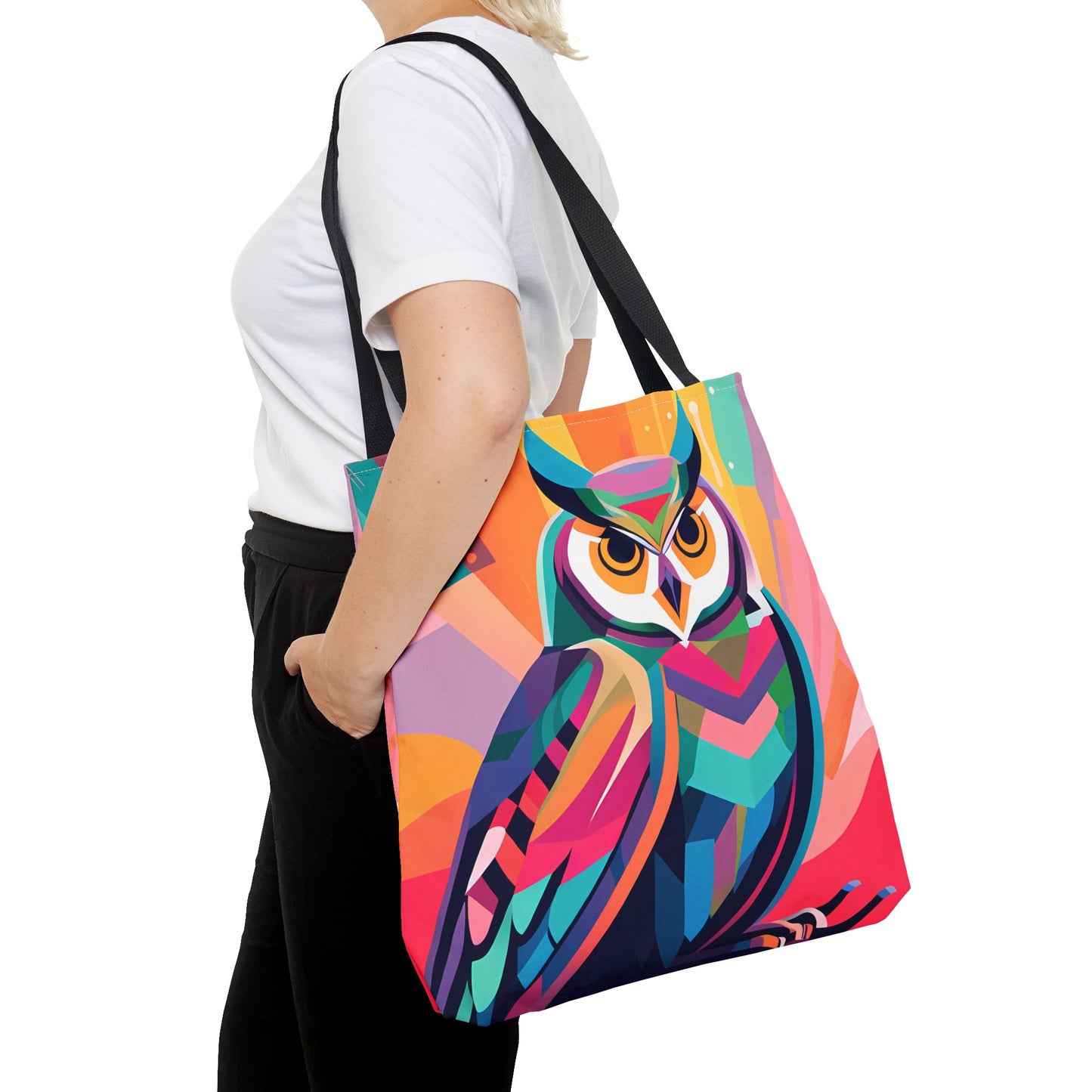 Abstract Owl Tote Bag