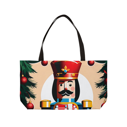 Christmas Nutcracker Soldier Tote Bag