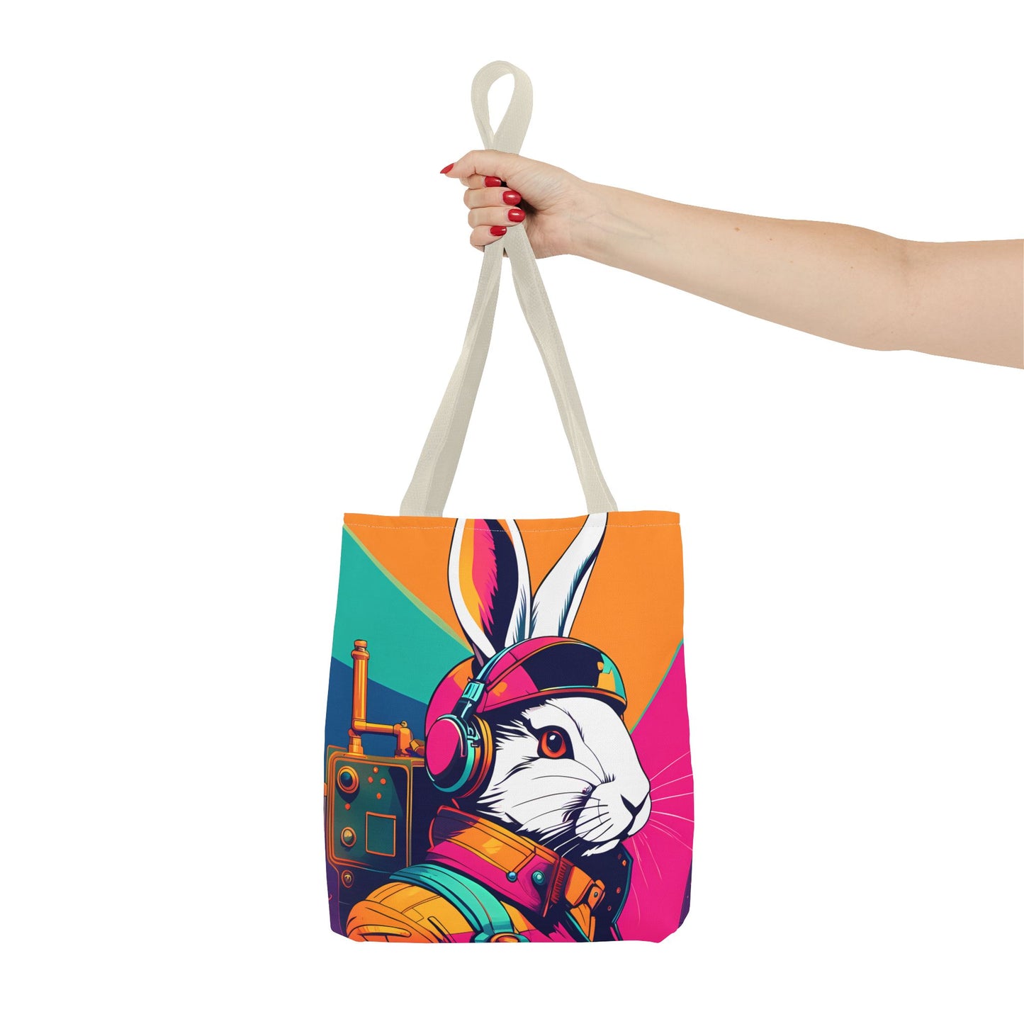 Teslapunk Rabbit Tote Bag