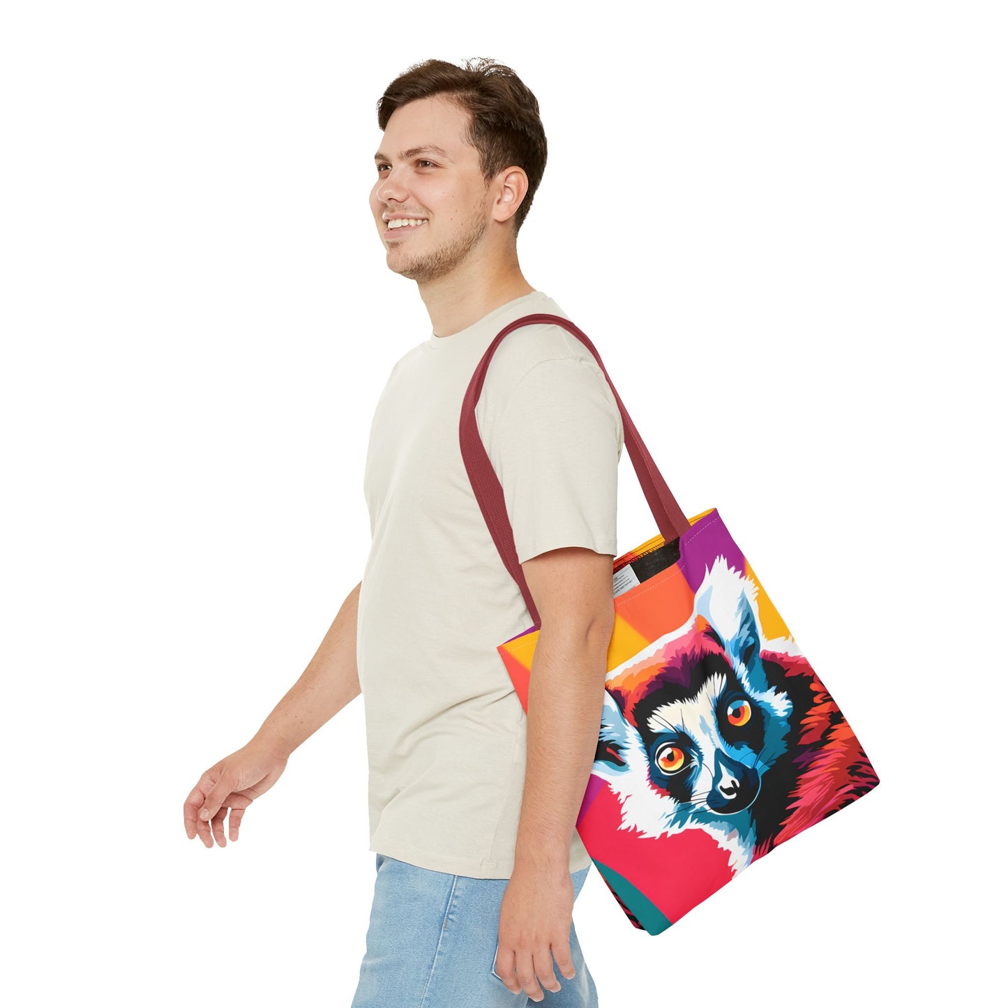 Vivid Lemur Tote Bag