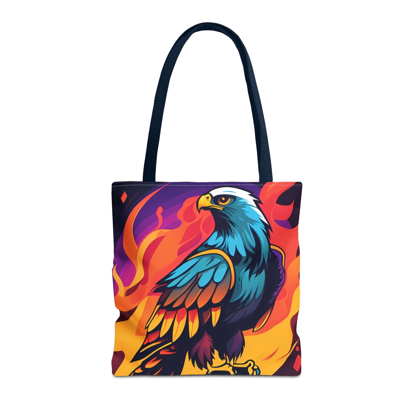 Bold Eagle Fire Tote Bag