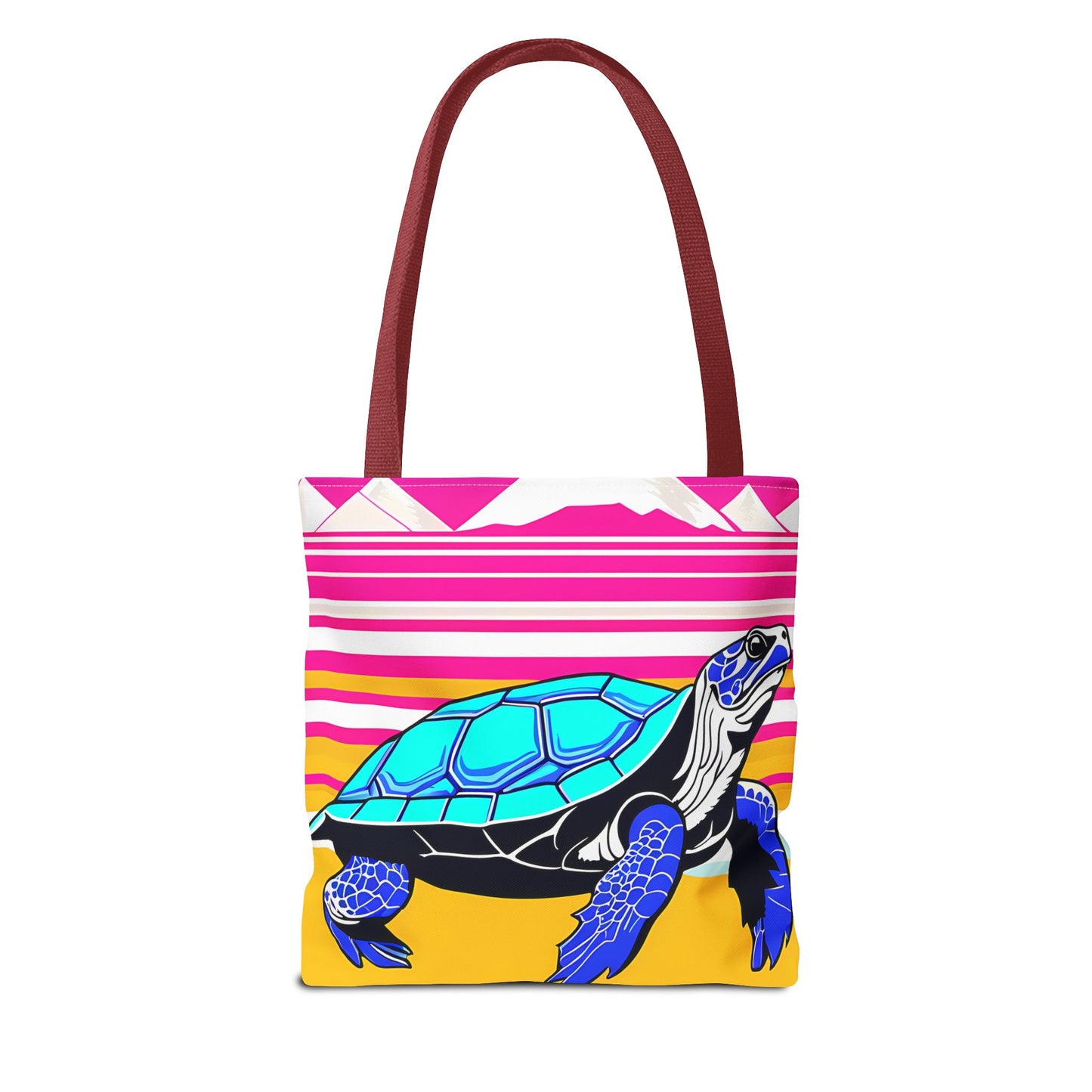 Retro Turtle Beach Tote Bag