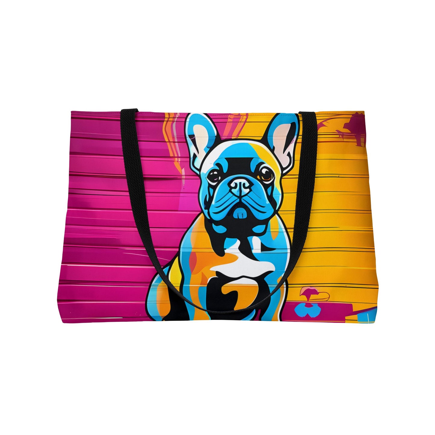 Graffiti French Bulldog Tote Bag