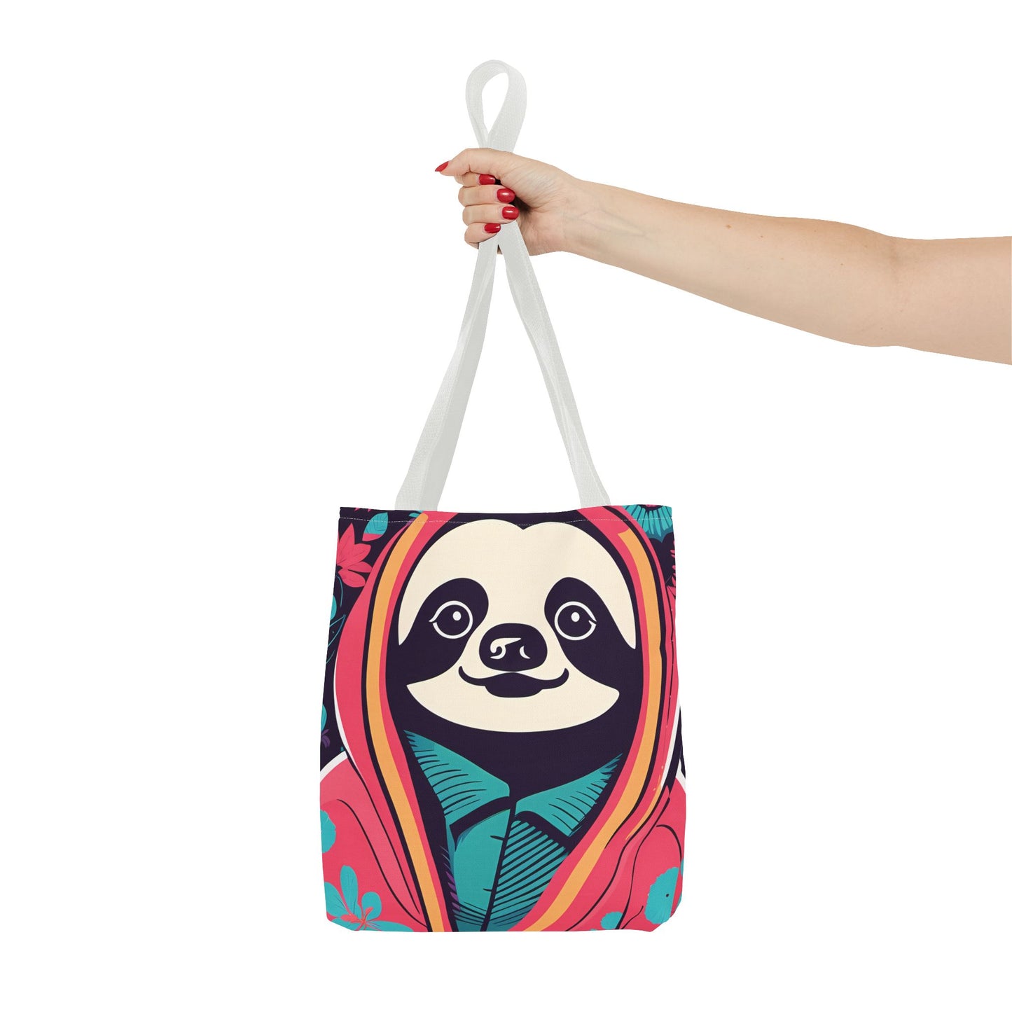 Hoodie Sloth Tote Bag