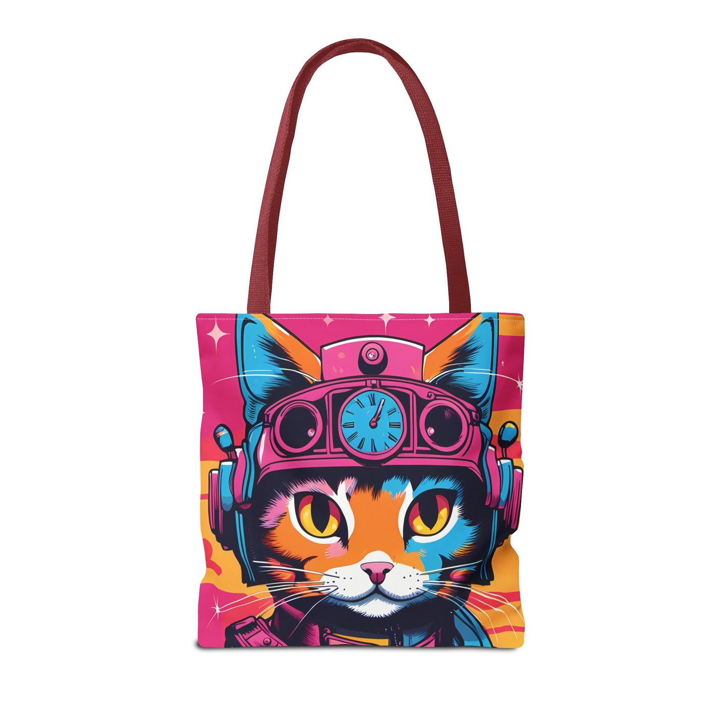 Futuristic Cat Tote Bag