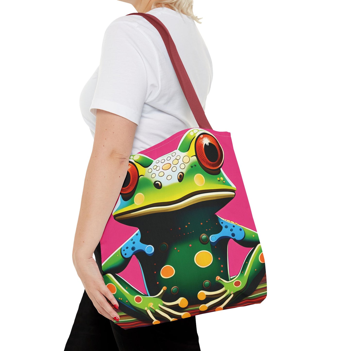 Angry Tree Frog Tote Bag