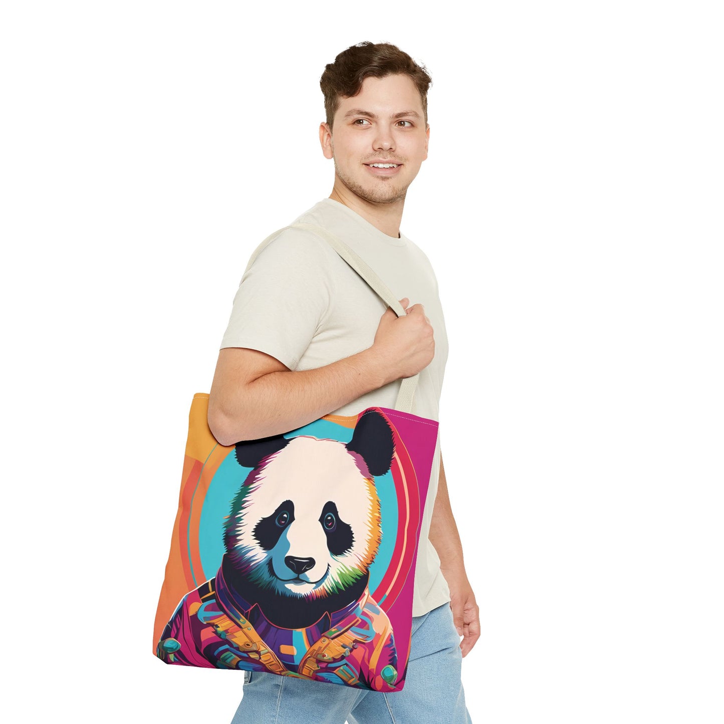 Cosmic Panda Tote Bag