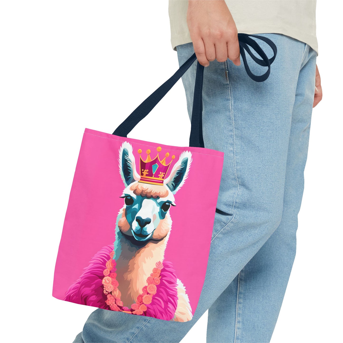 Princess Llama Tote Bag