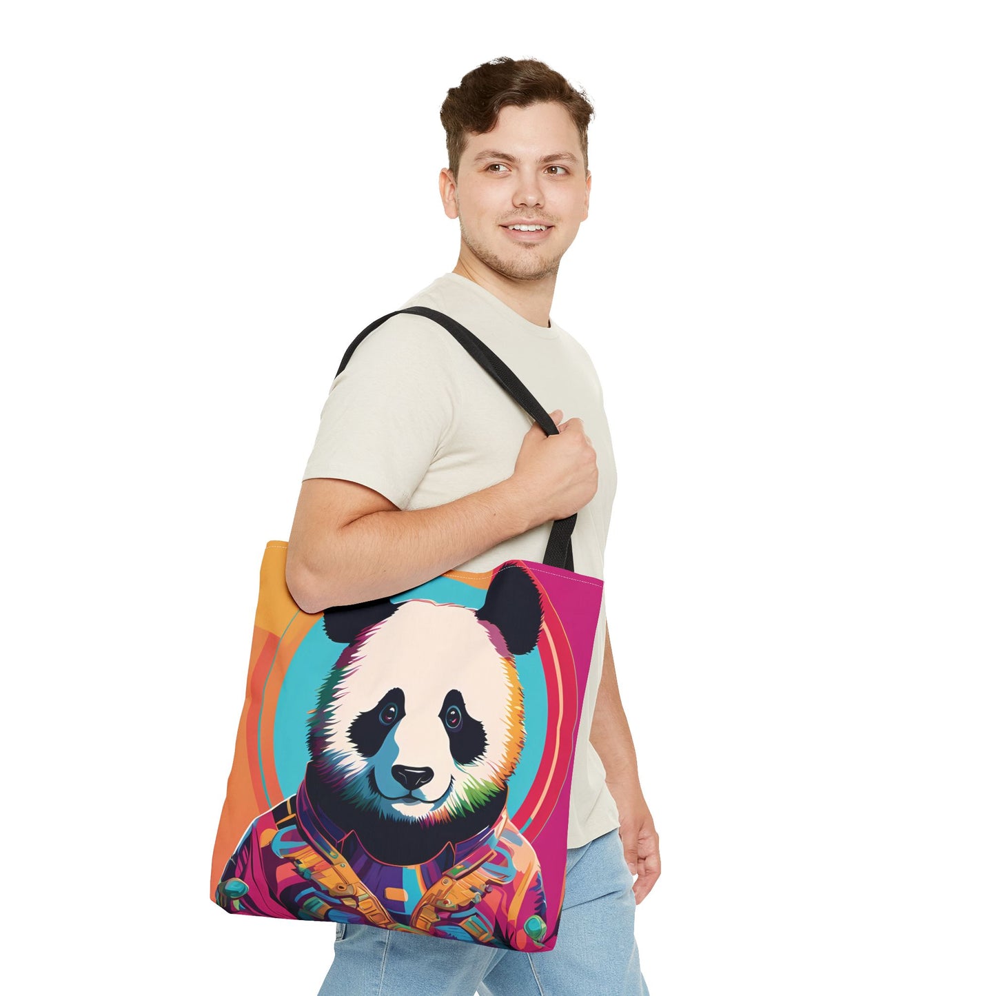 Cosmic Panda Tote Bag