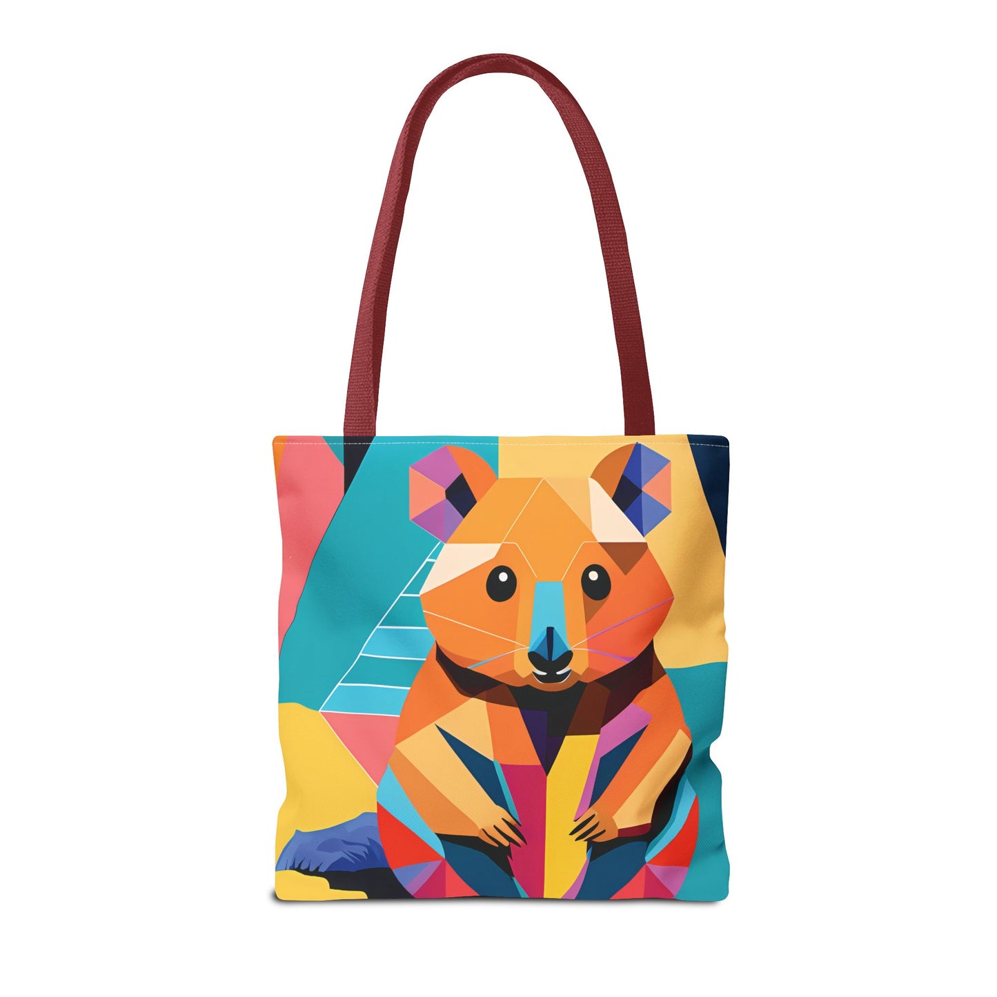 Geometric Quokka Tote Bag