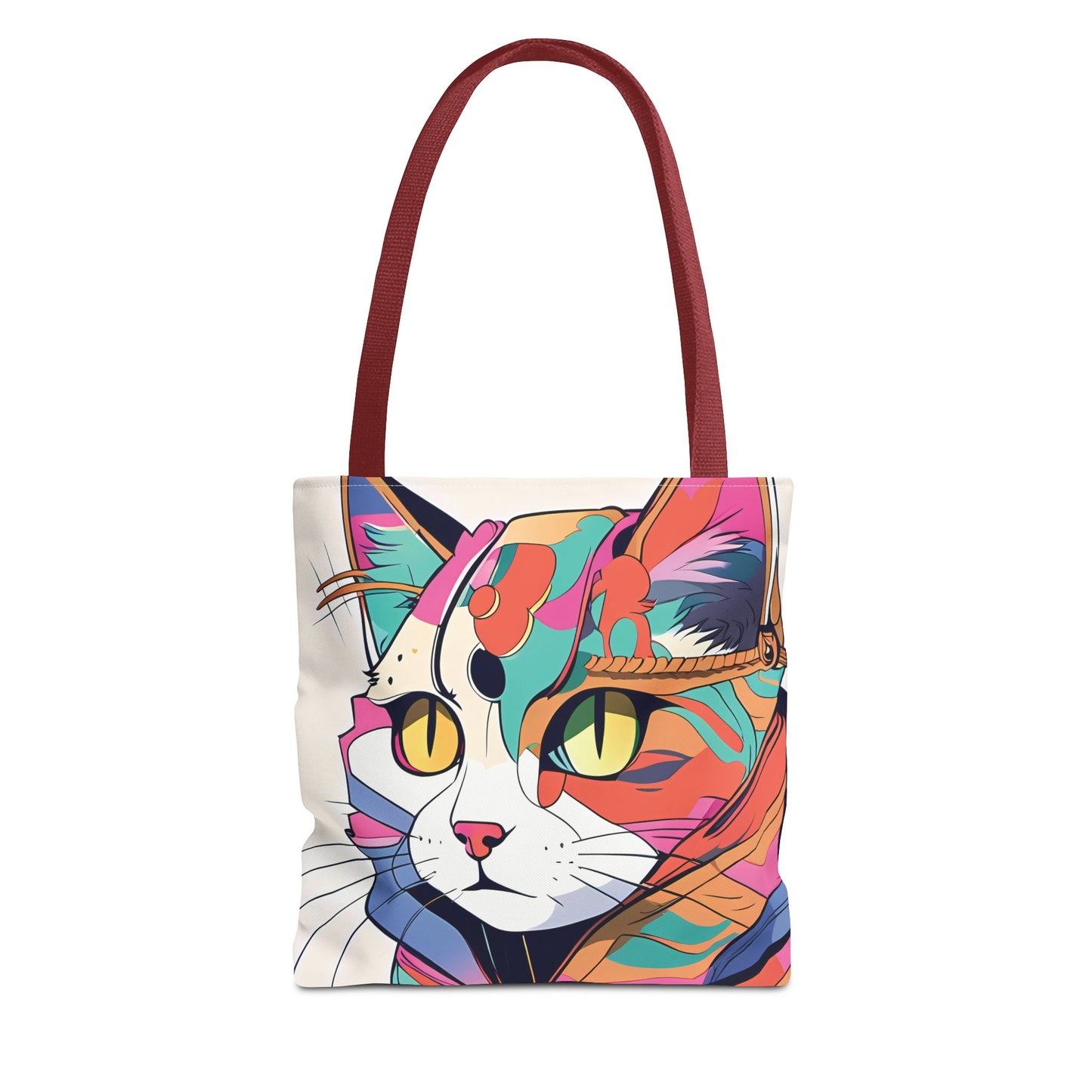 Abstract Feline Fantasy Tote Bag