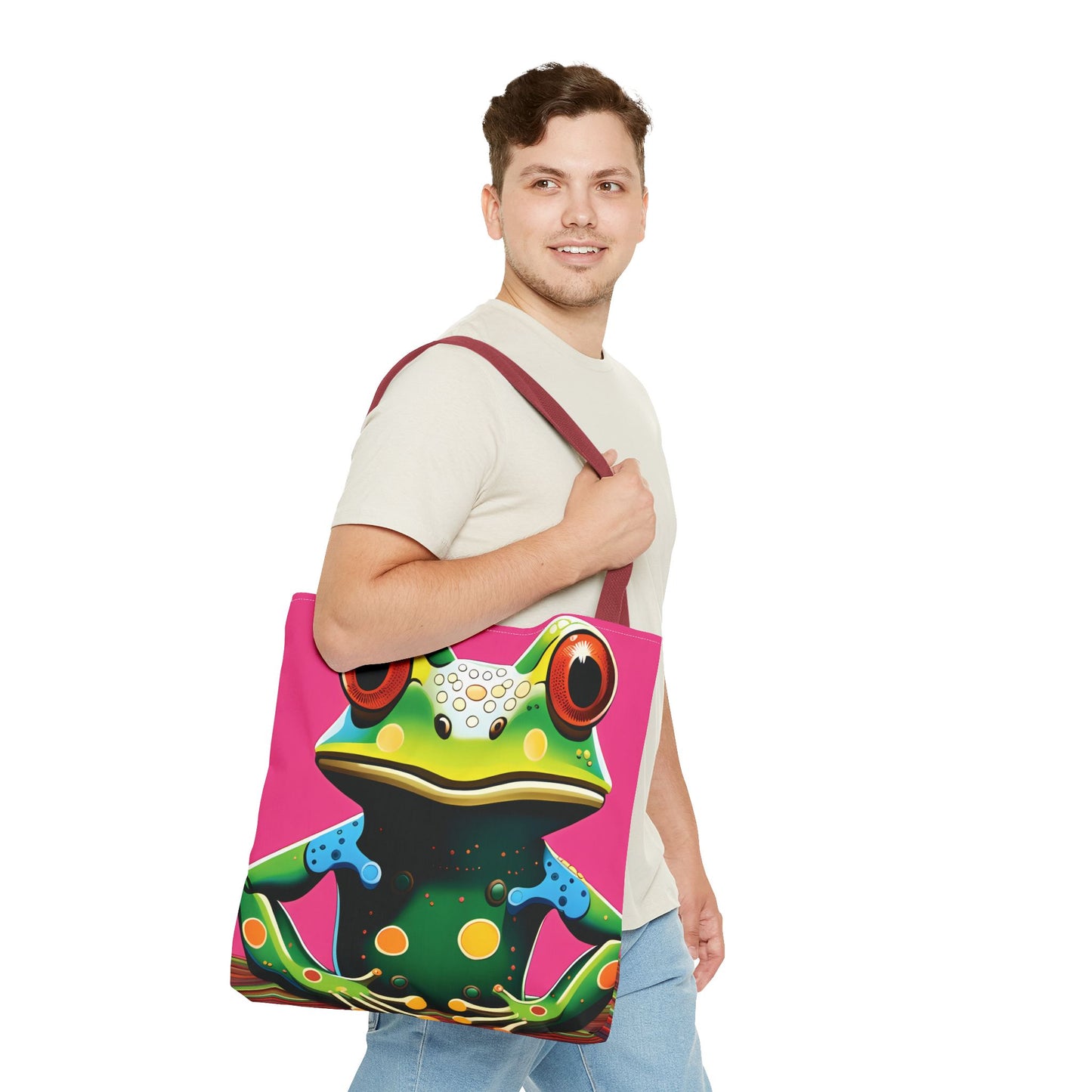 Angry Tree Frog Tote Bag