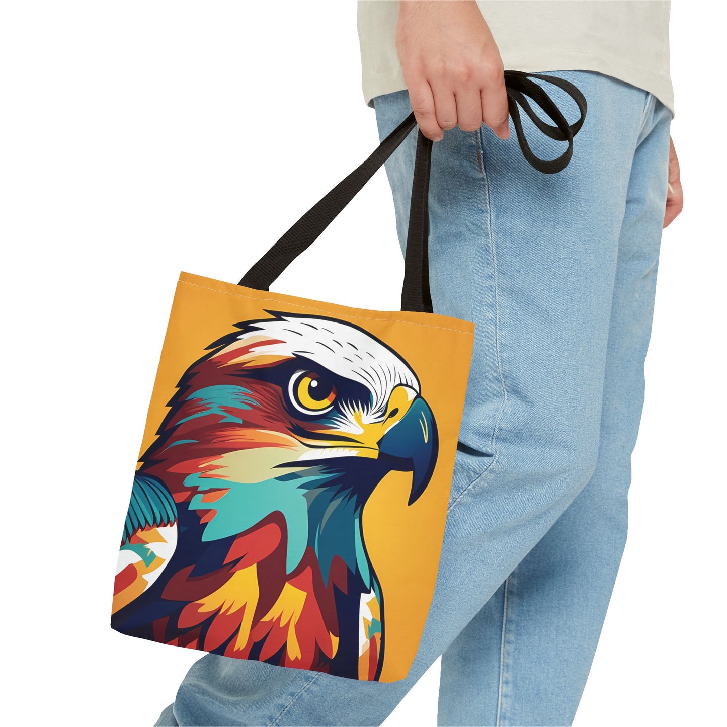 Majestic Hawk Portrait Tote Bag