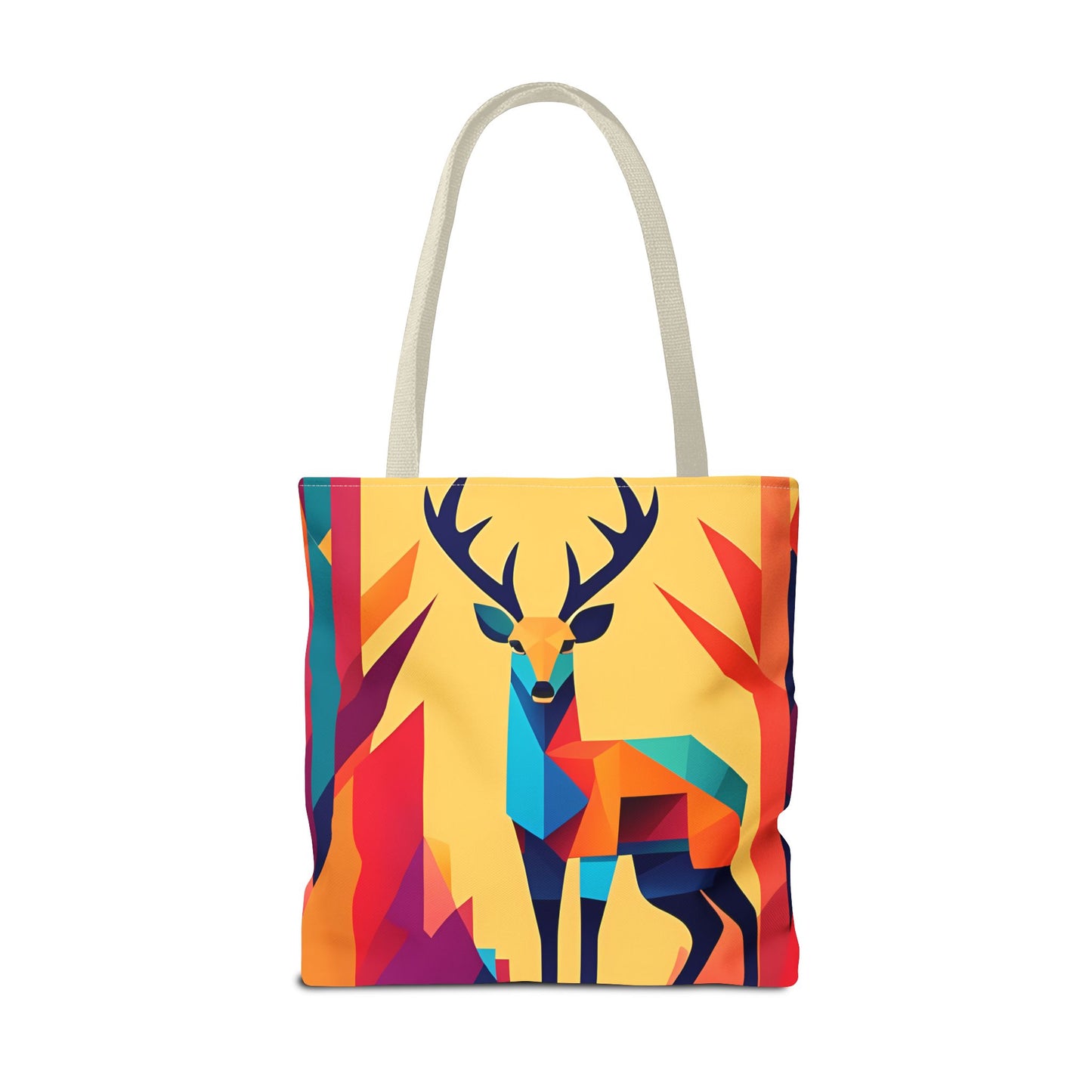 Geometric Deer Tote Bag