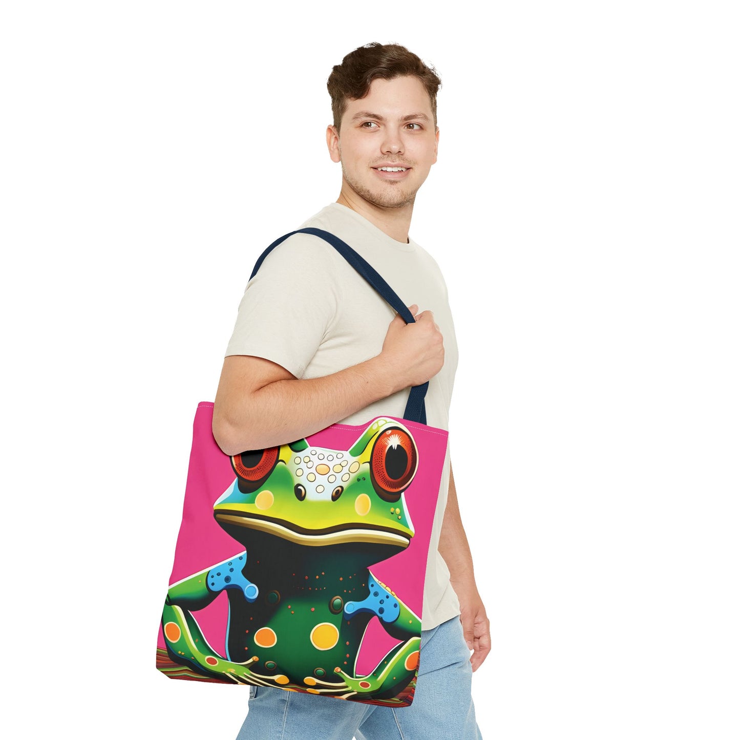 Angry Tree Frog Tote Bag