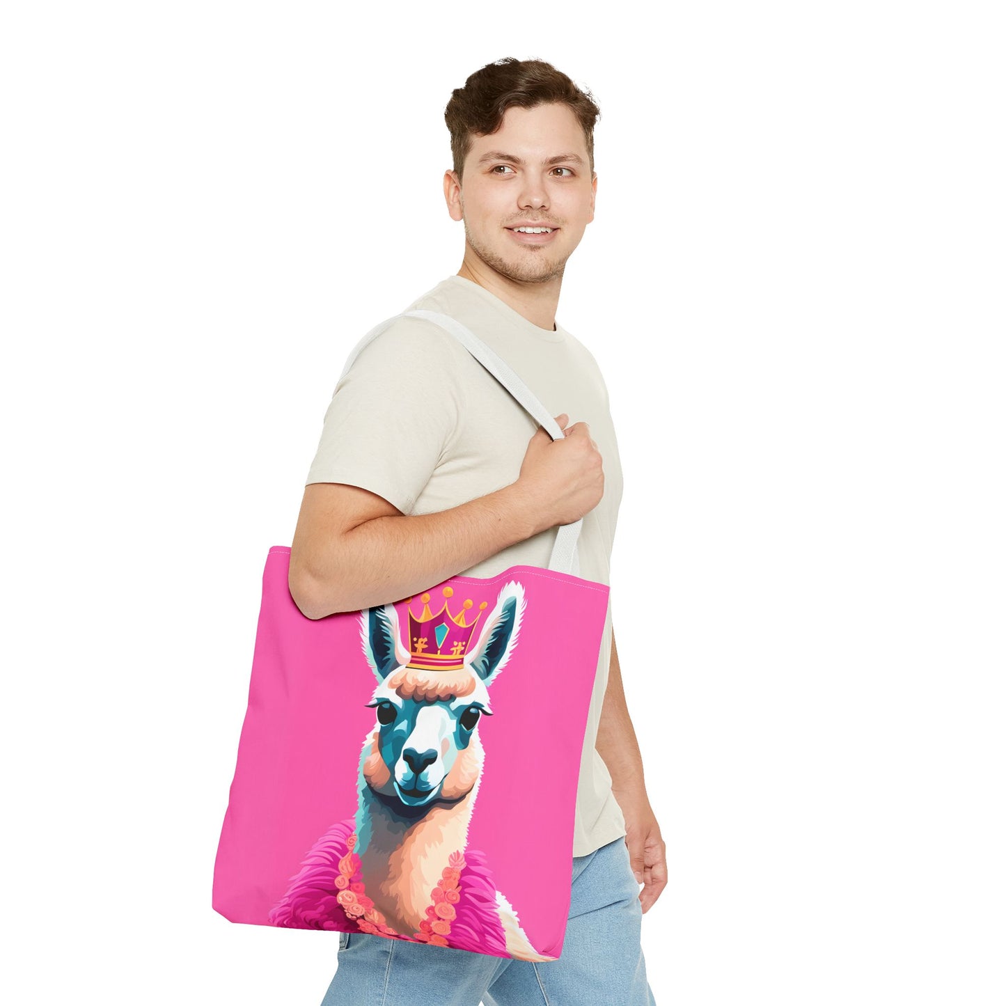 Princess Llama Tote Bag
