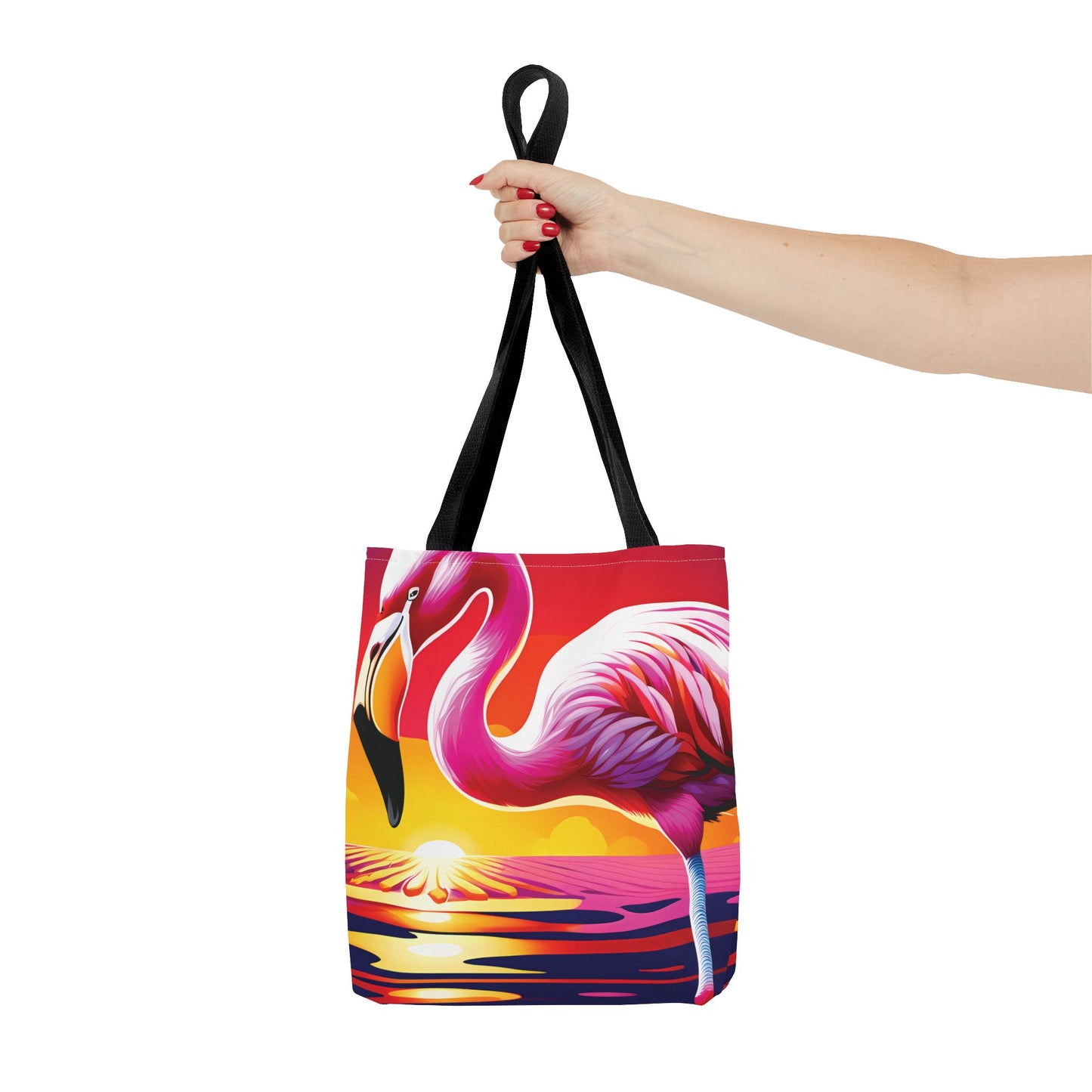 Sunset Flamingo Tote Bag