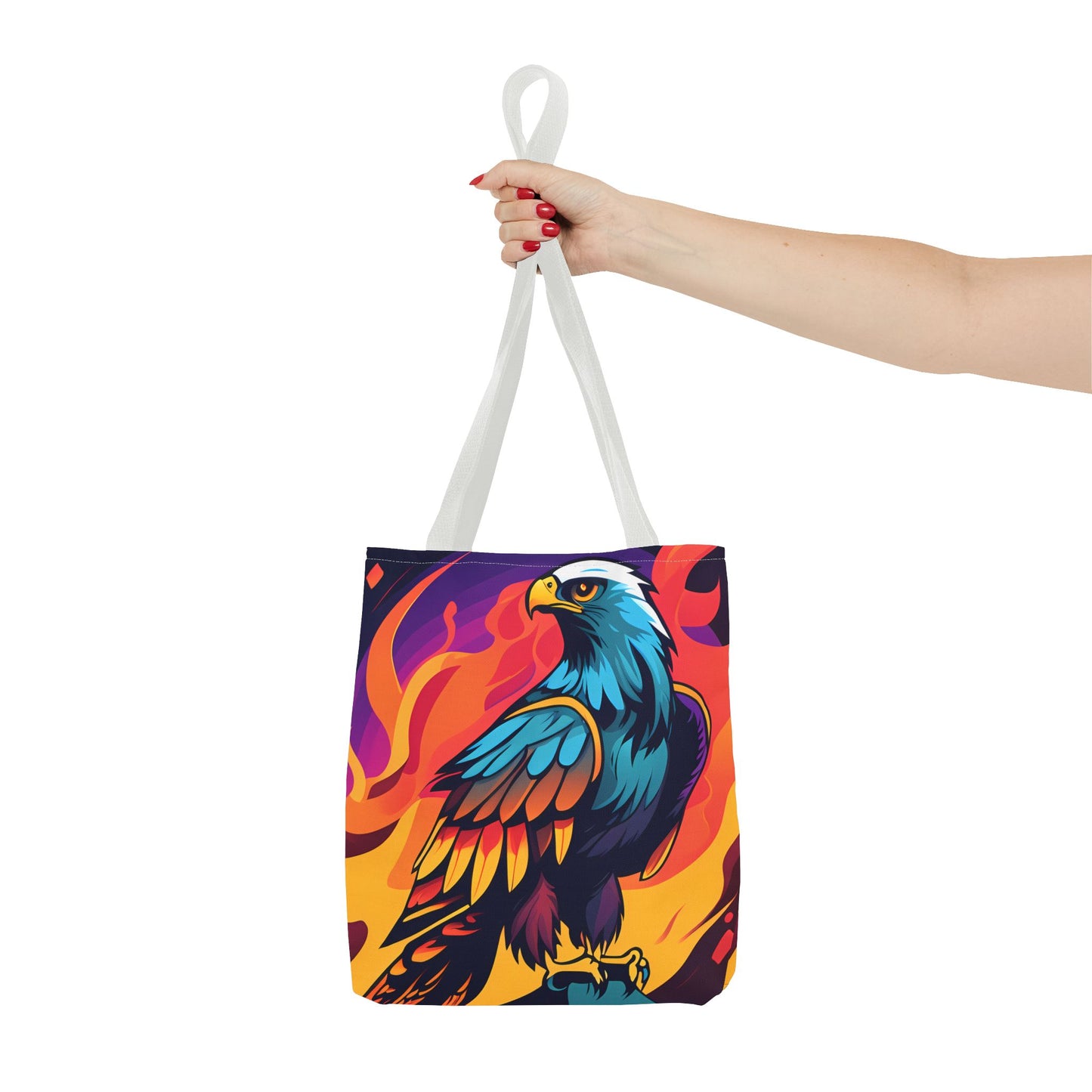 Bold Eagle Fire Tote Bag