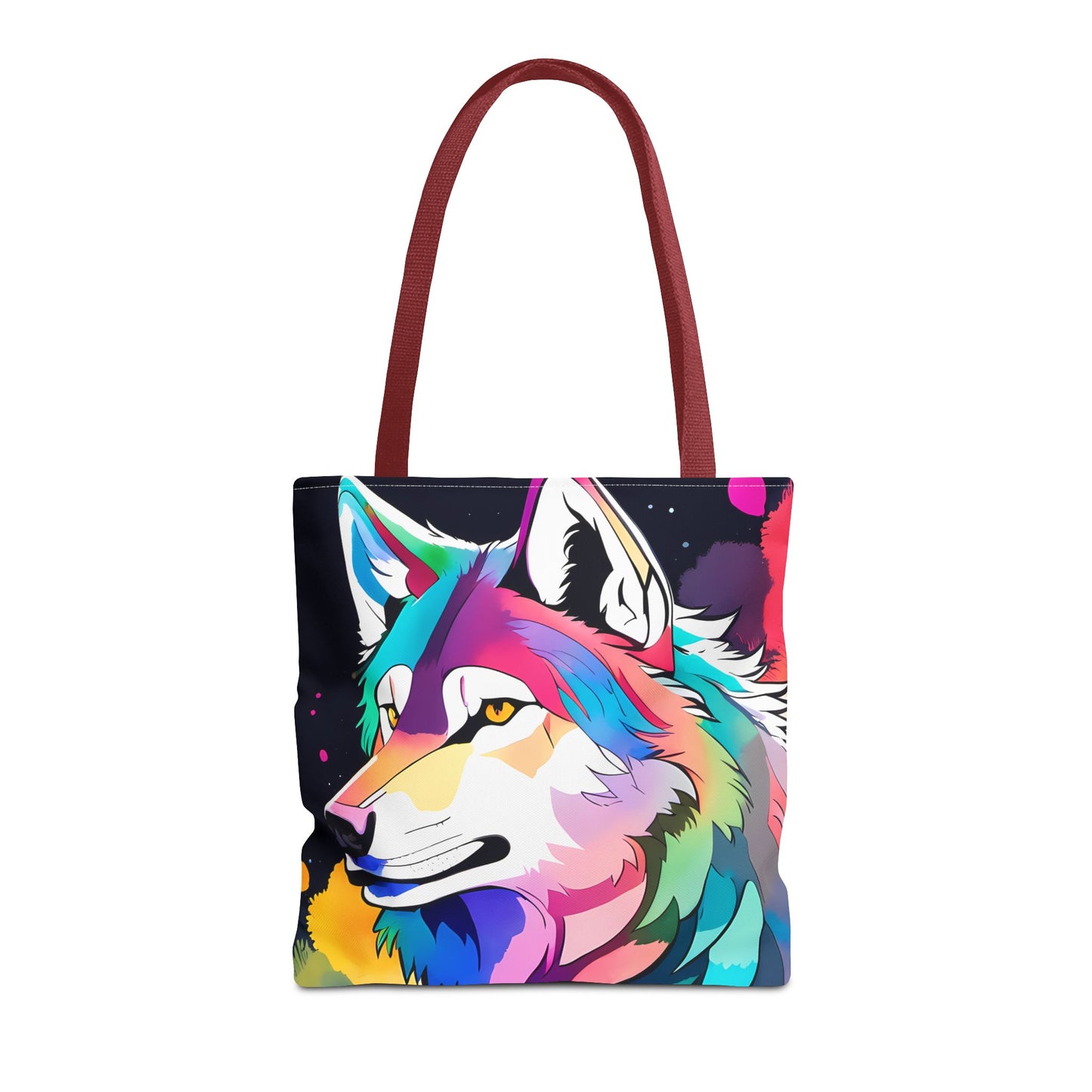 Cosmic Wolf Tote Bag
