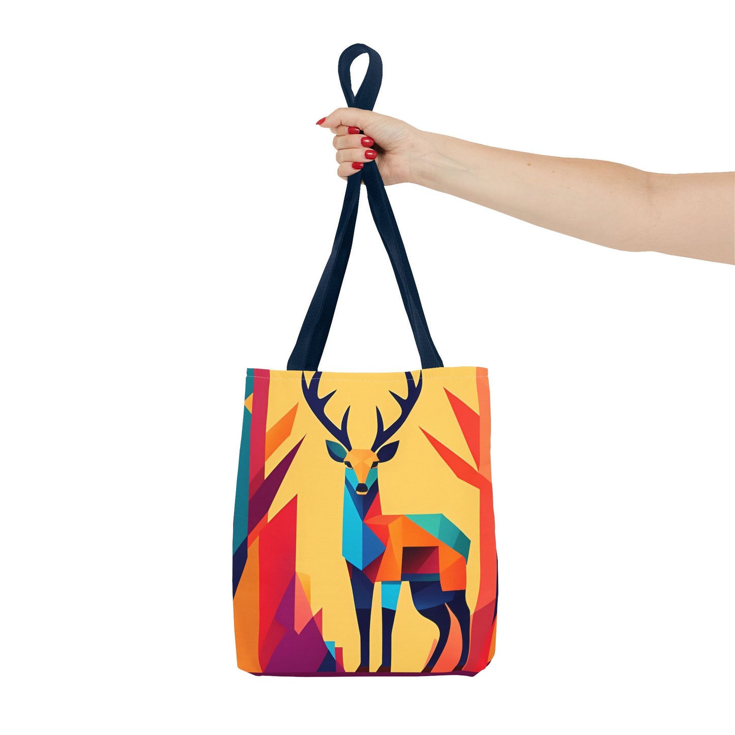 Geometric Deer Tote Bag