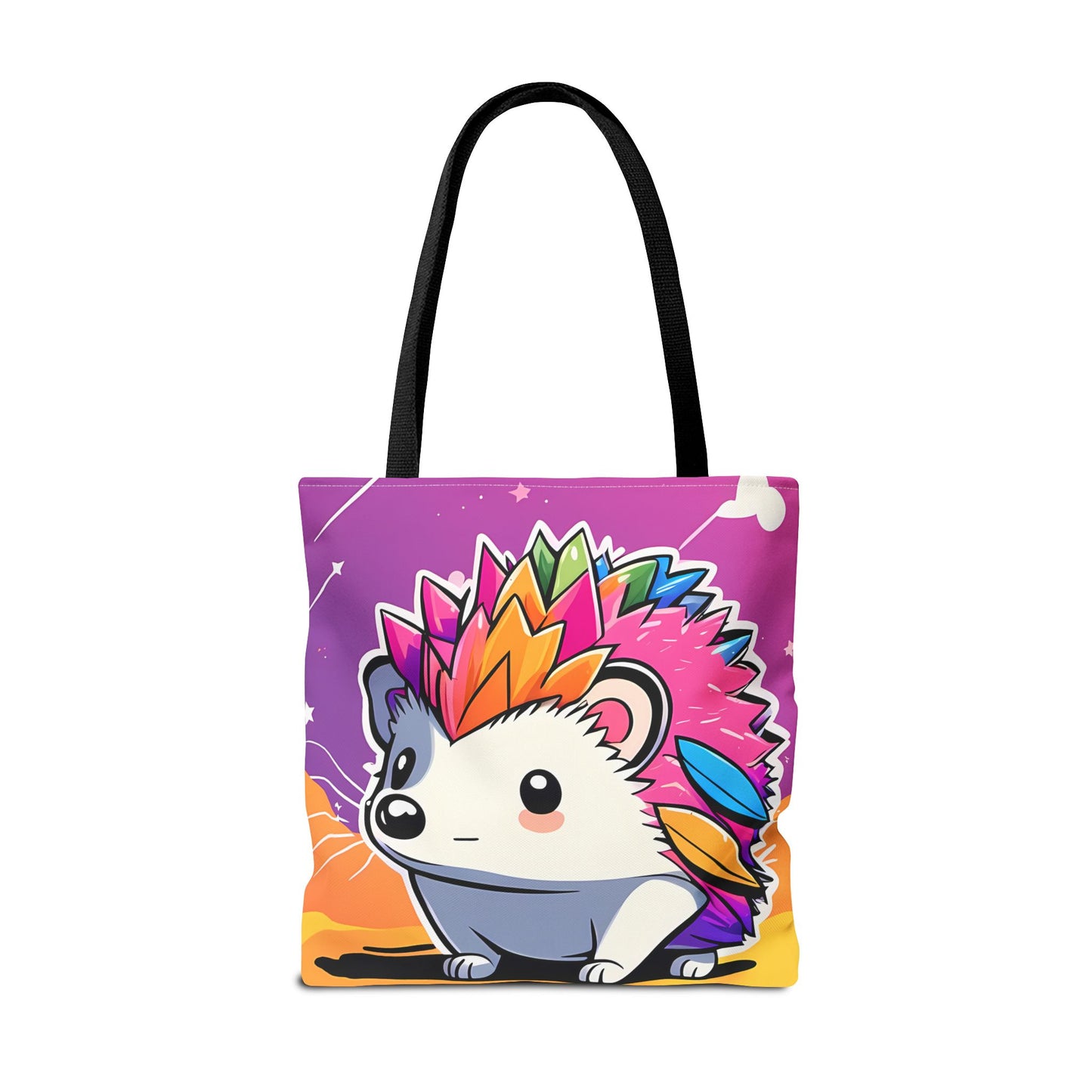 Rainbow Hedgehog Tote Bag