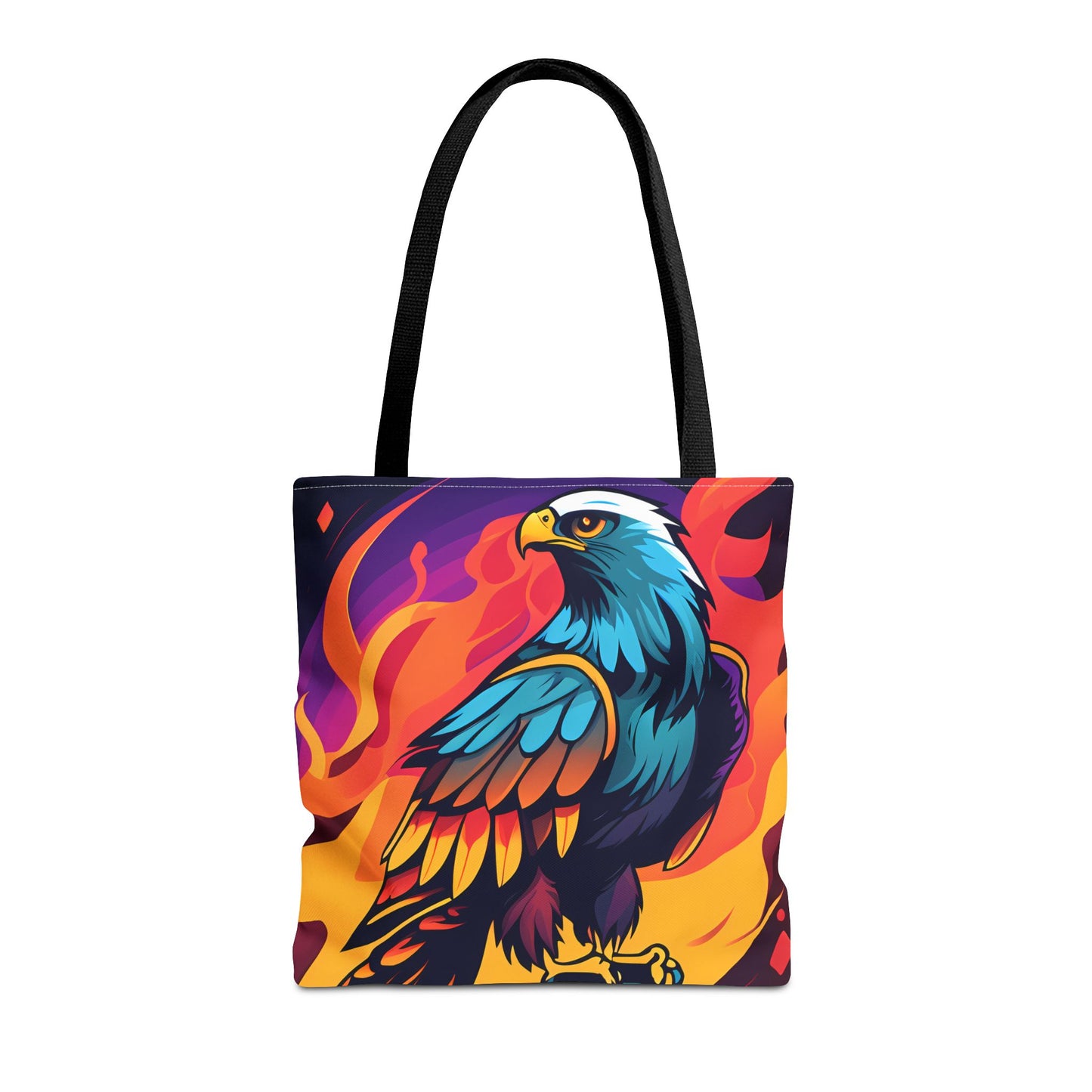 Bold Eagle Fire Tote Bag