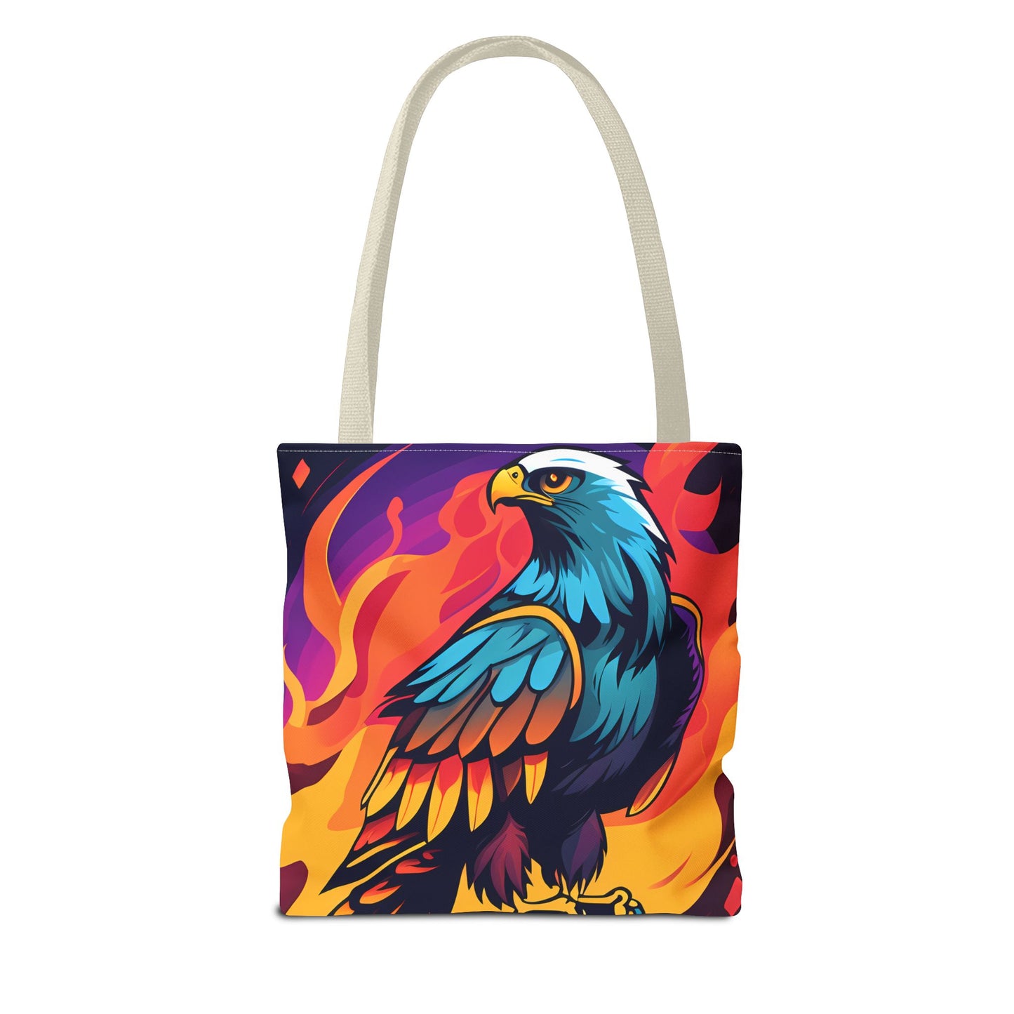 Bold Eagle Fire Tote Bag