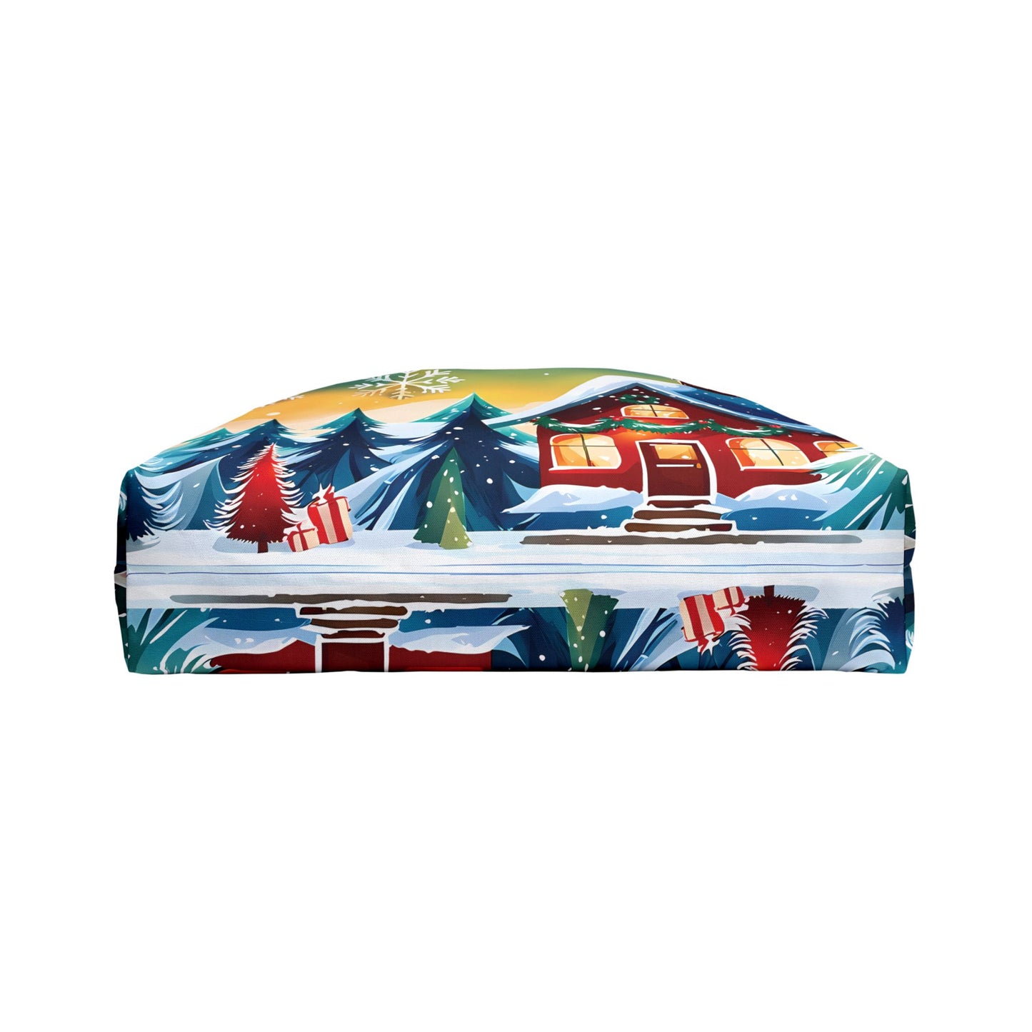 Christmas Cabin Wonderland Tote Bag