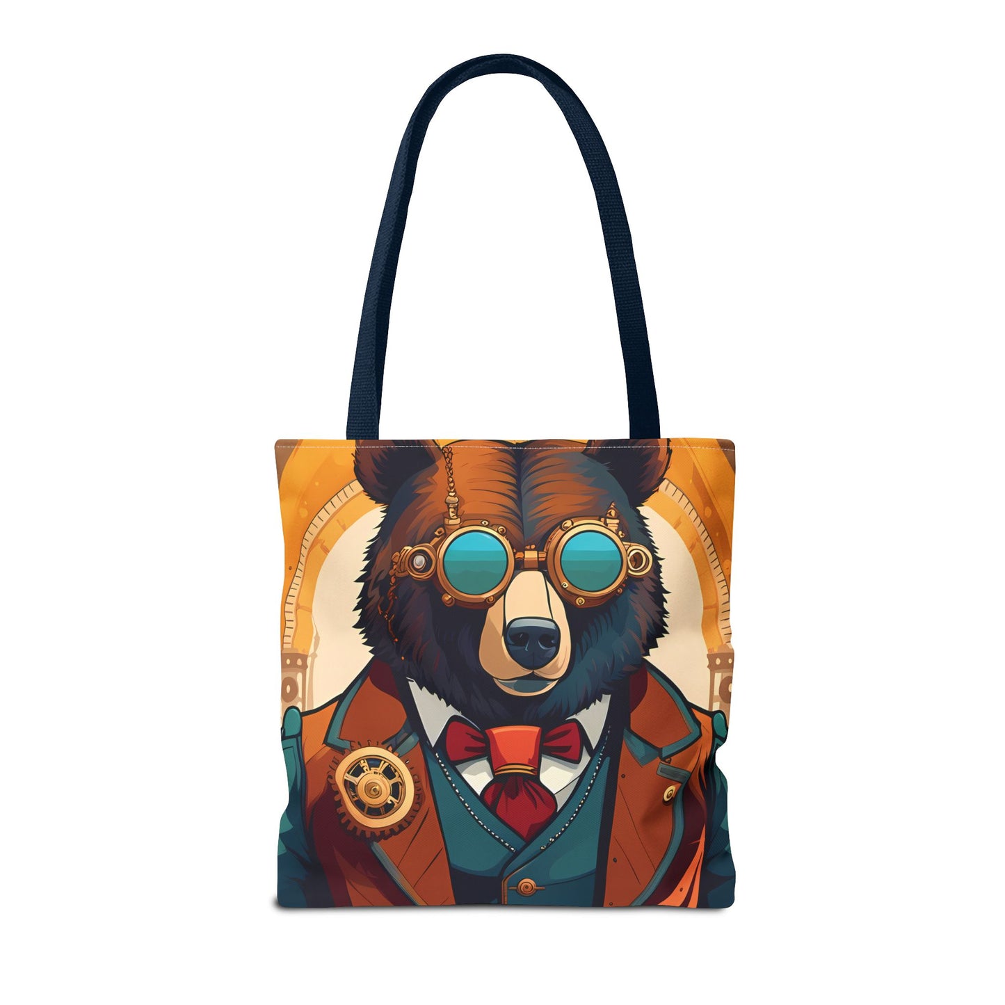 Steampunk Bear Tote Bag