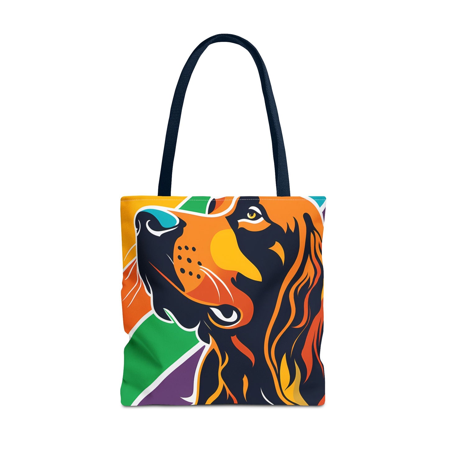 Colorful Irish Setter Tote Bag