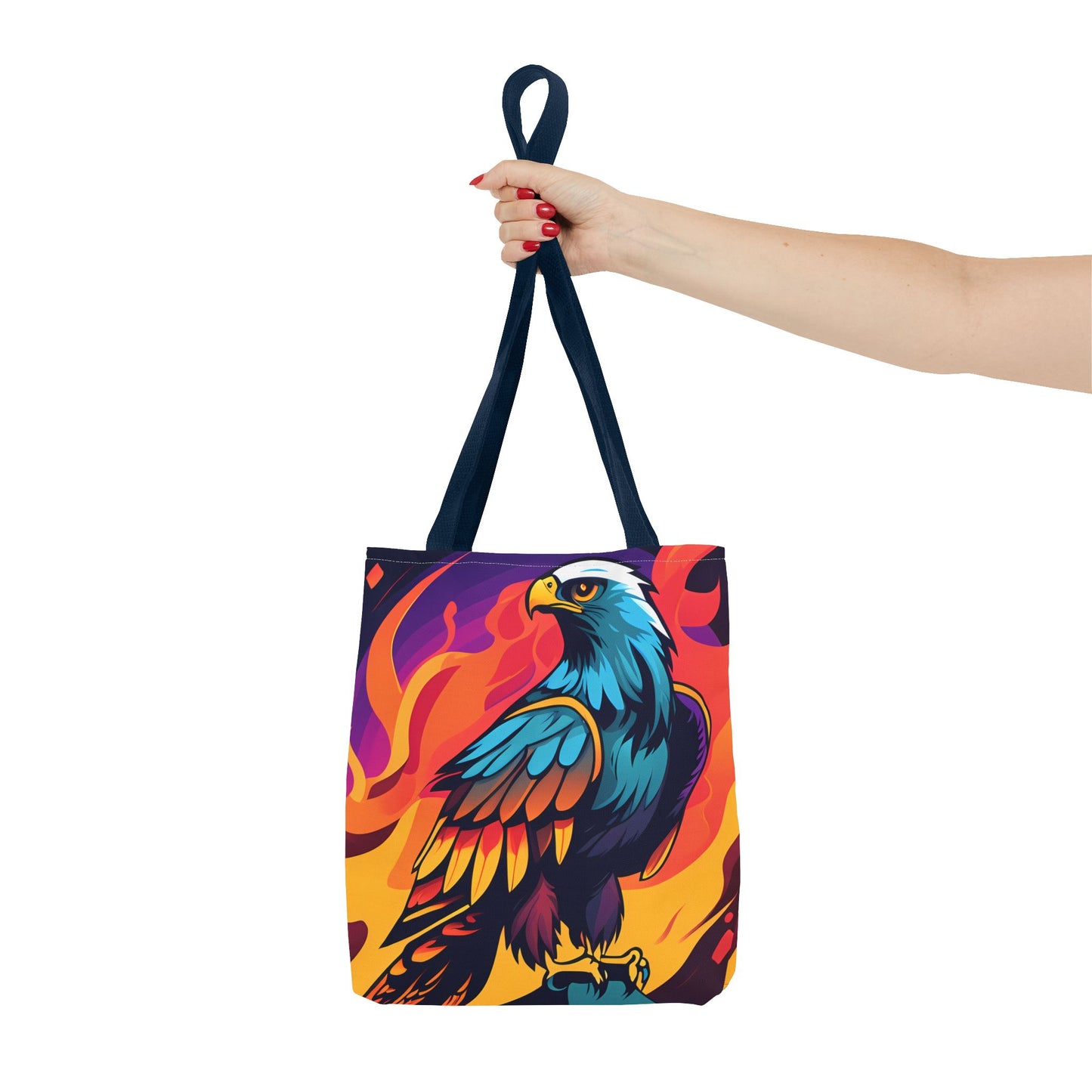 Bold Eagle Fire Tote Bag