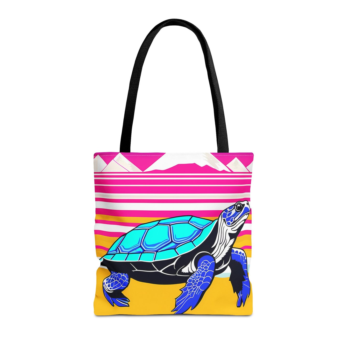 Retro Turtle Beach Tote Bag