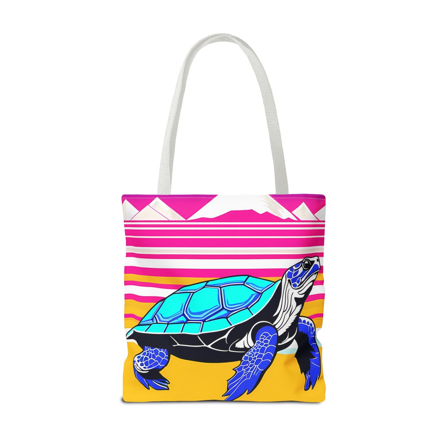 Retro Turtle Beach Tote Bag