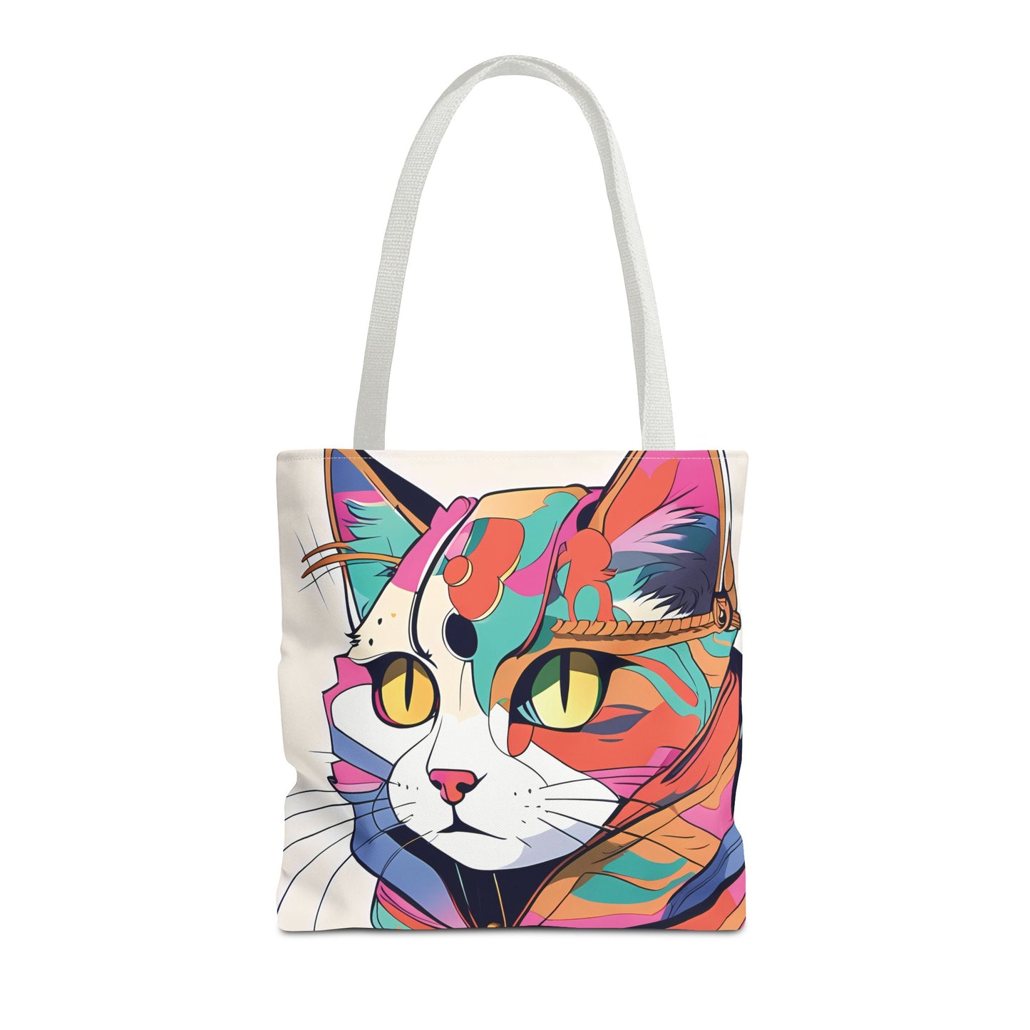 Abstract Feline Fantasy Tote Bag