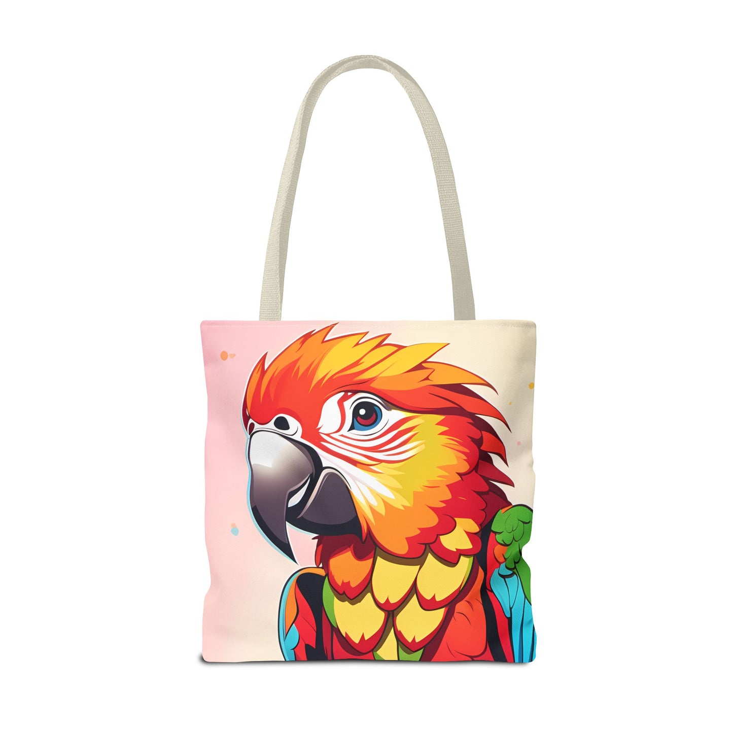 Pretty Parrot Print Tote Bag