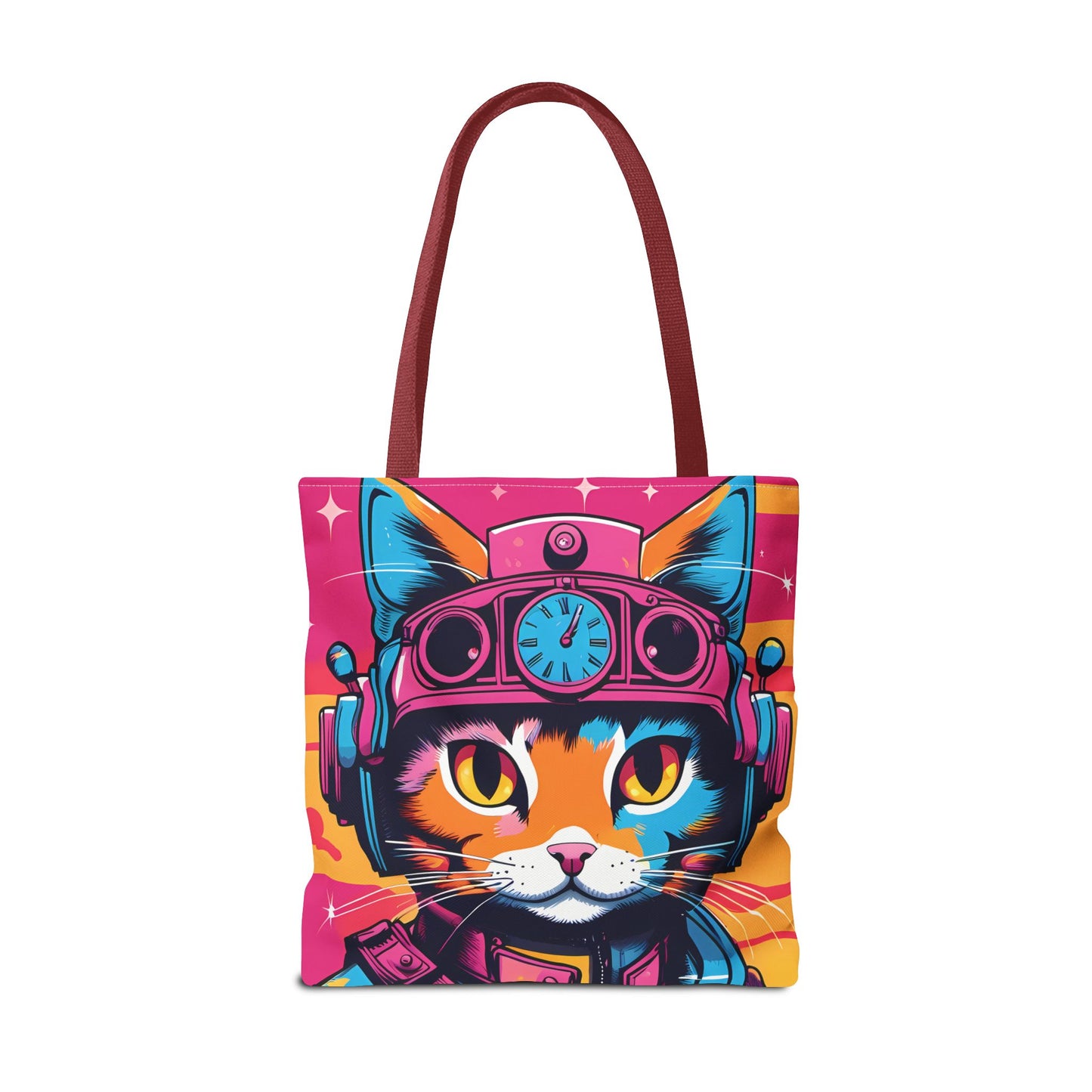 Futuristic Cat Tote Bag
