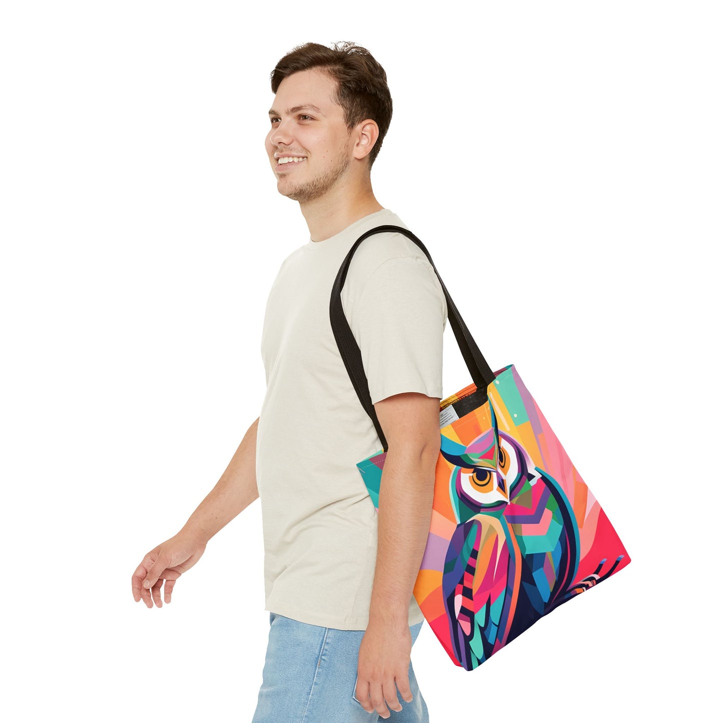 Abstract Owl Tote Bag