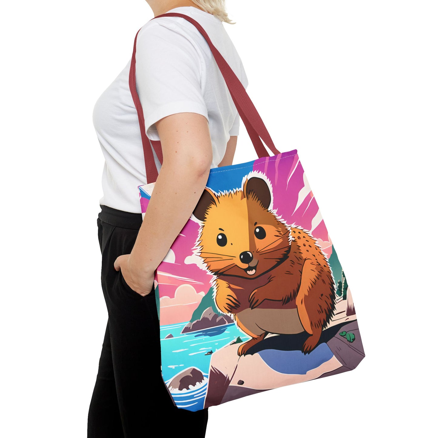 Cheery Quokka Tote Bag