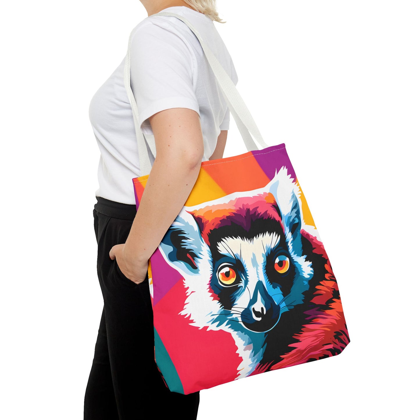 Vivid Lemur Tote Bag
